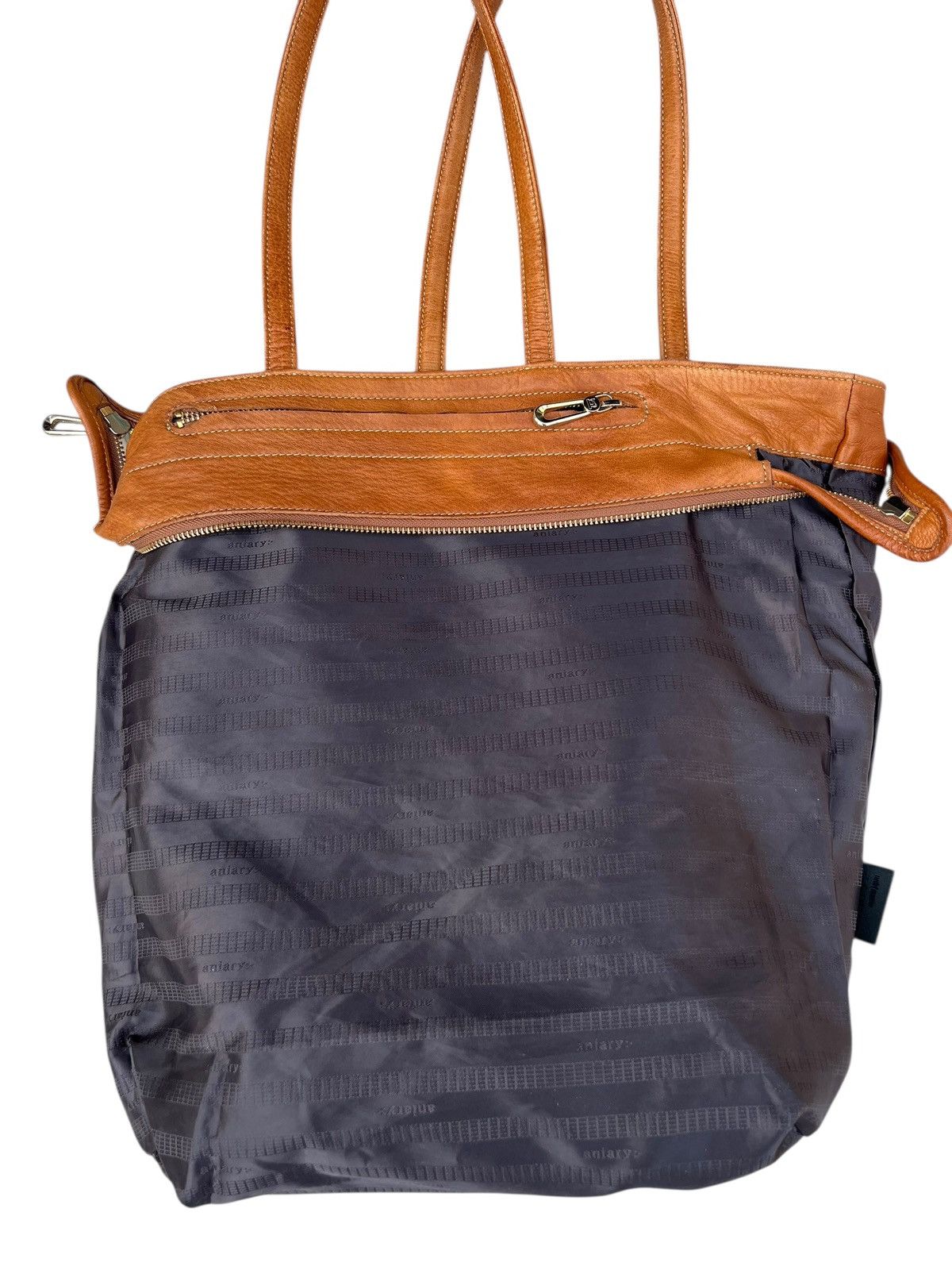 Leather Aniary Japan Patina Leather Tote Bag Cargo Size ONE SIZE - 23 Thumbnail