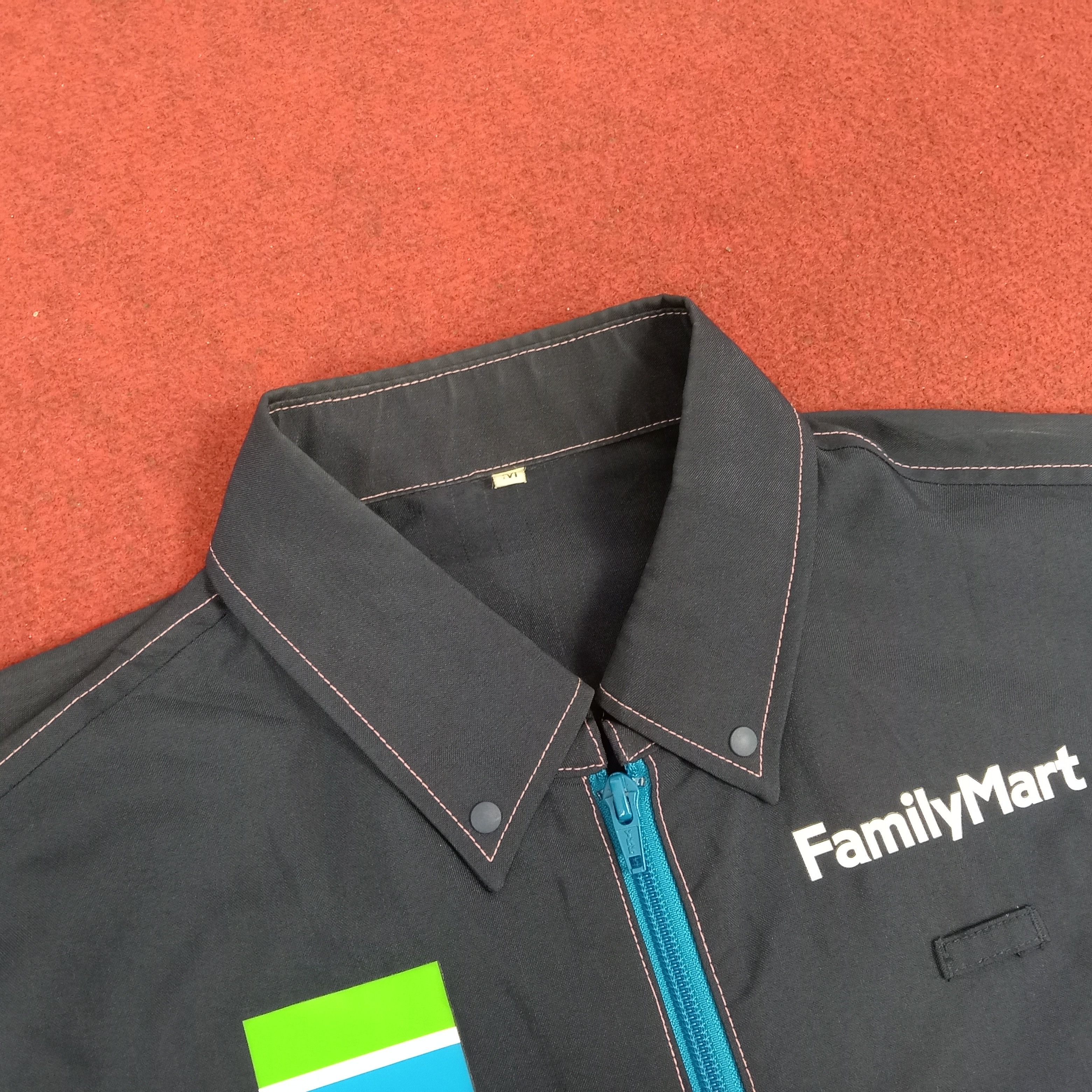Japanese Brand × Vintage Family Mart Logo Design Japanese Workers Shirt Jacket Size US M / EU 48-50 / 2 - 5 Thumbnail
