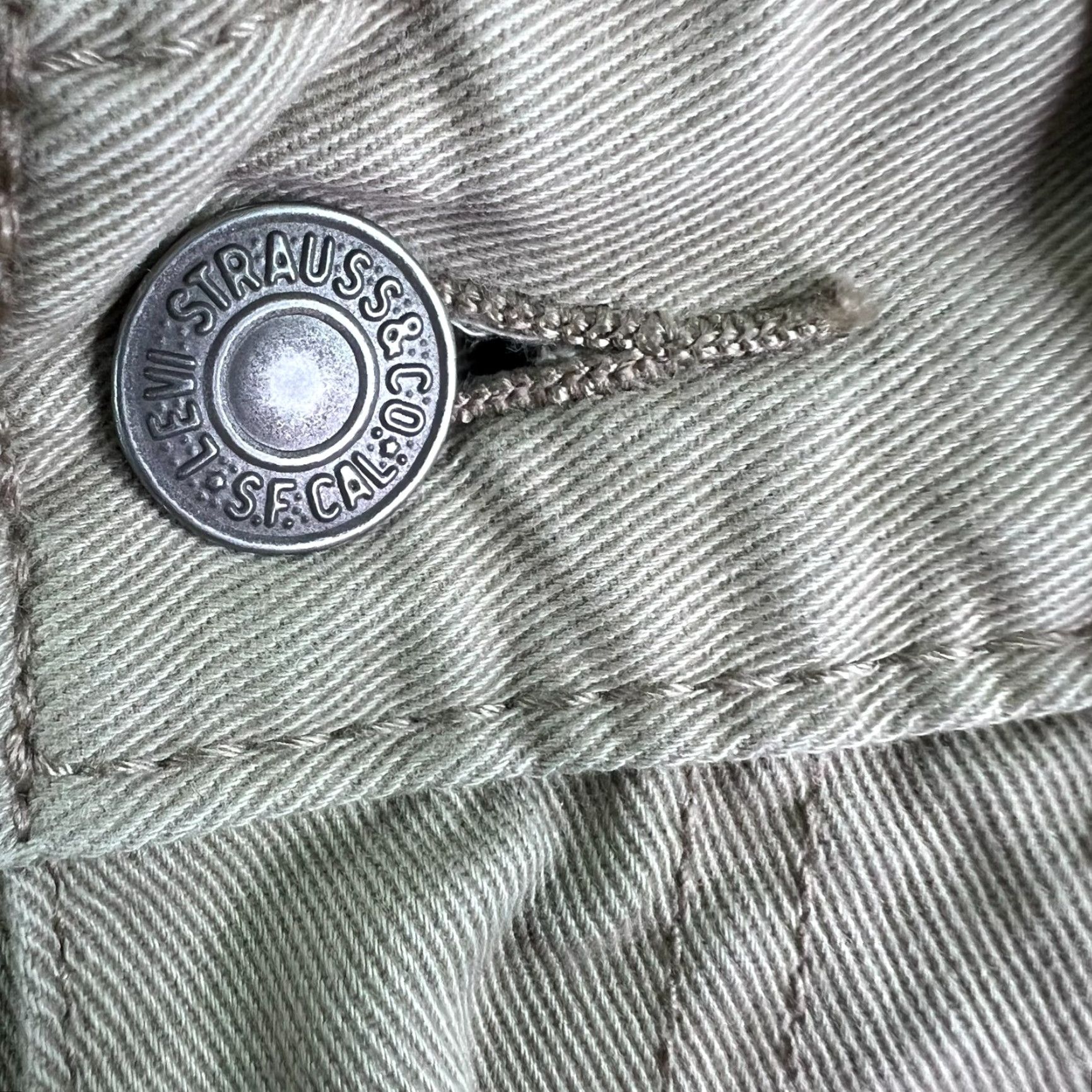 Levi's Levi's 514 Jeans Mens 34 Beige Regular Straight 5-Pocket Denim USA Logo 90s 30" Inseam Size US 34 / EU 50 - 5 Thumbnail