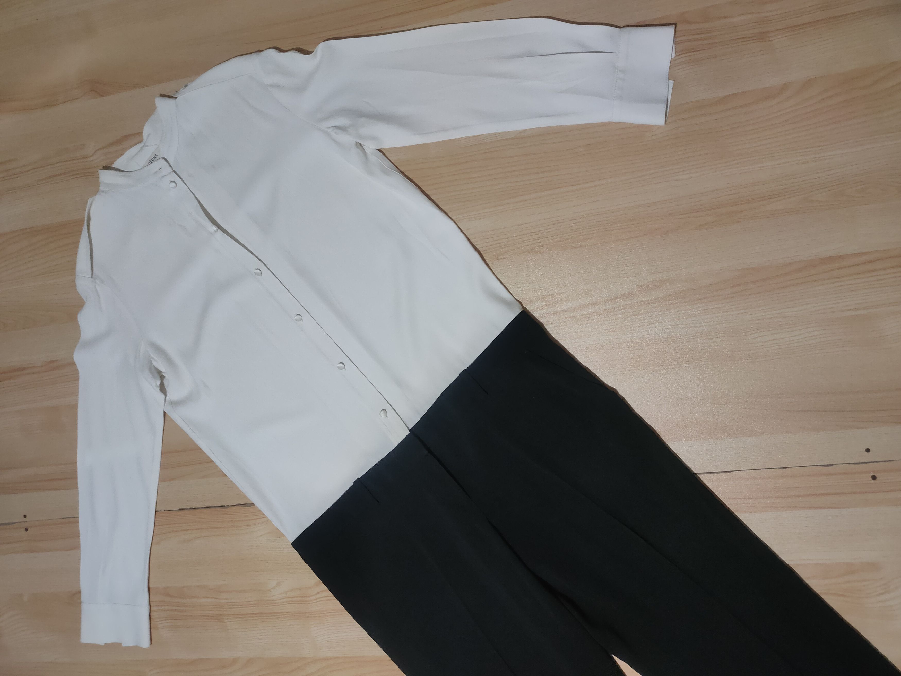 Celine CELINE WOOL JUMPSUIT OVERALLS Size 28" / US 6 / IT 42 - 2 Thumbnail
