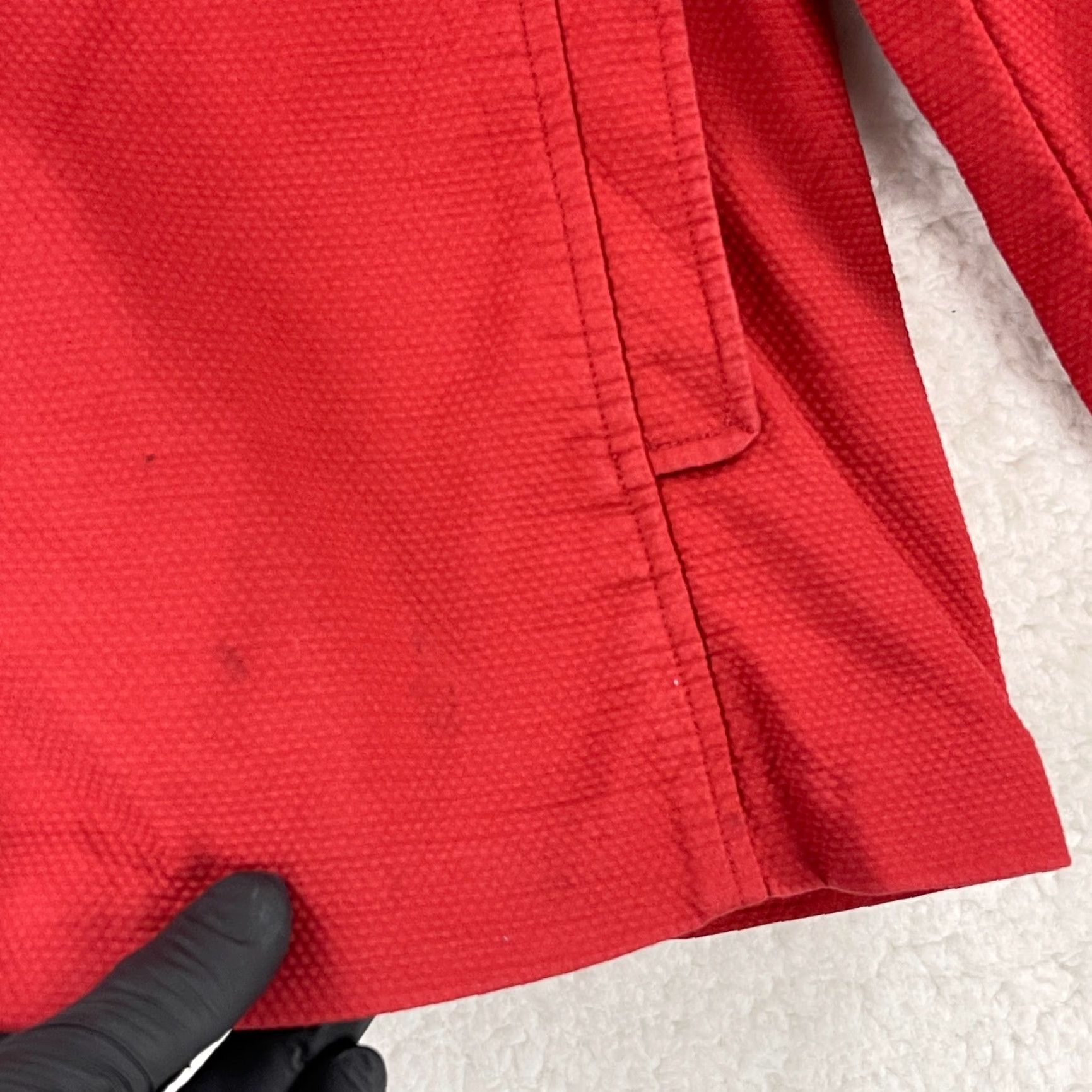 Eileen Fisher Eileen Fisher Red Button Front Jacket Womens Long Sleeve Cotton Regular Size M Size M / US 6-8 / IT 42-44 - 7 Thumbnail