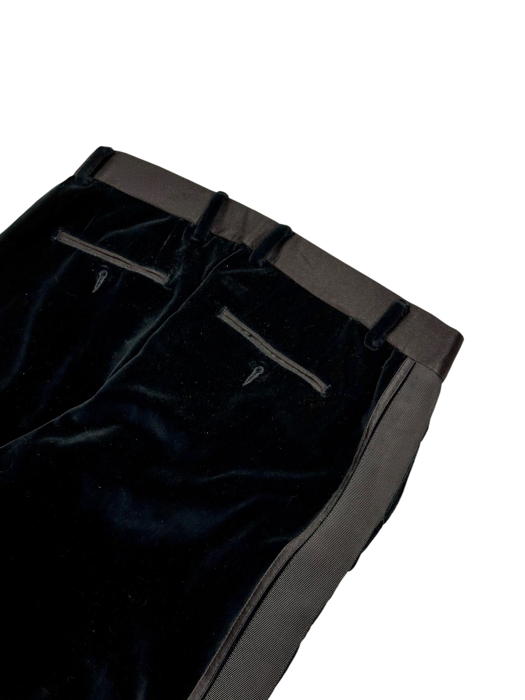 Dolce & Gabbana D&G Velour Classic Stripped Chino Pants Size US 28 / EU 44 - 6 Thumbnail
