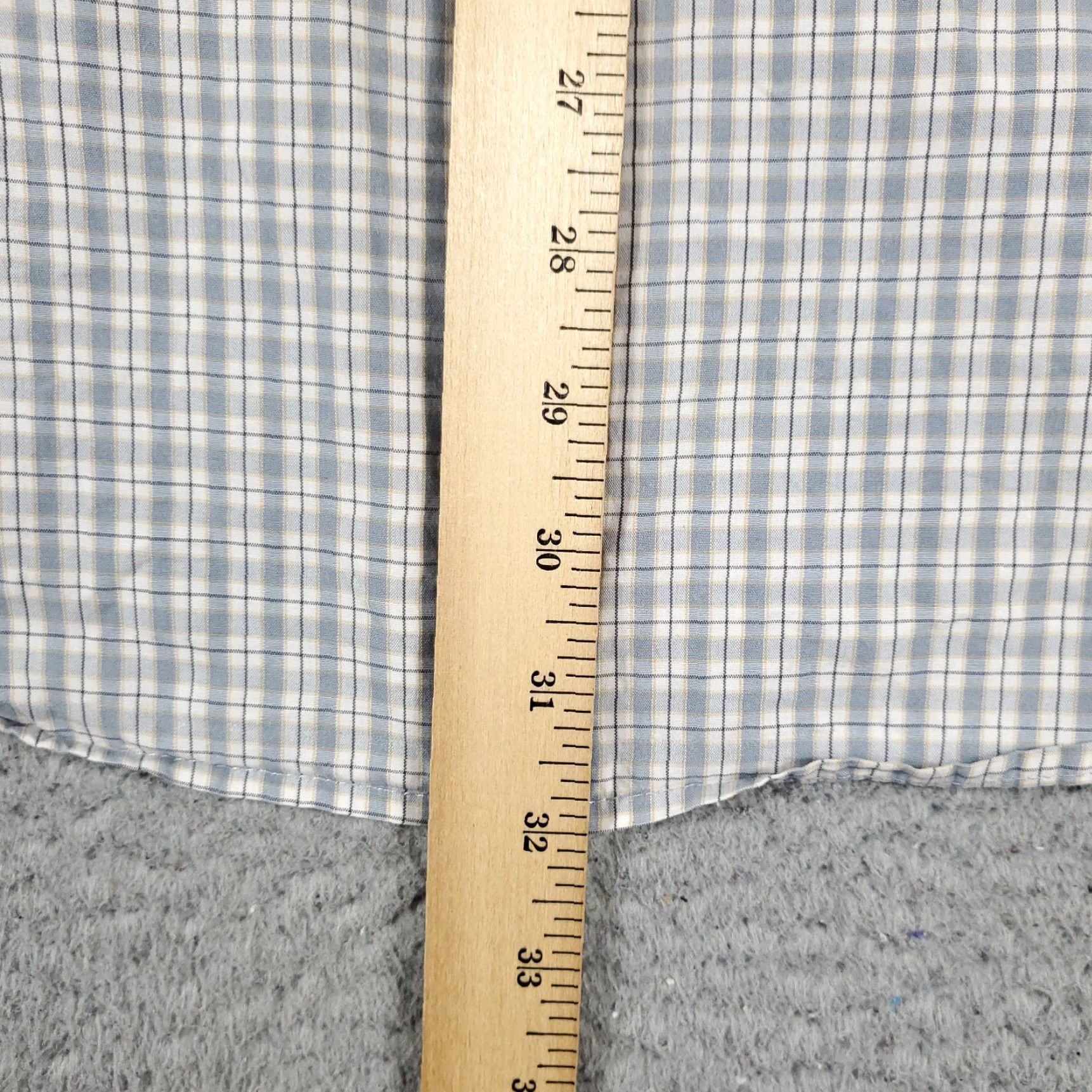 American Eagle Outfitters American Eagle Outfitters Button-Up Shirt Mens XL Gray Plaid Long Sleeve Casual Size US XL / EU 56 / 4 - 5 Thumbnail