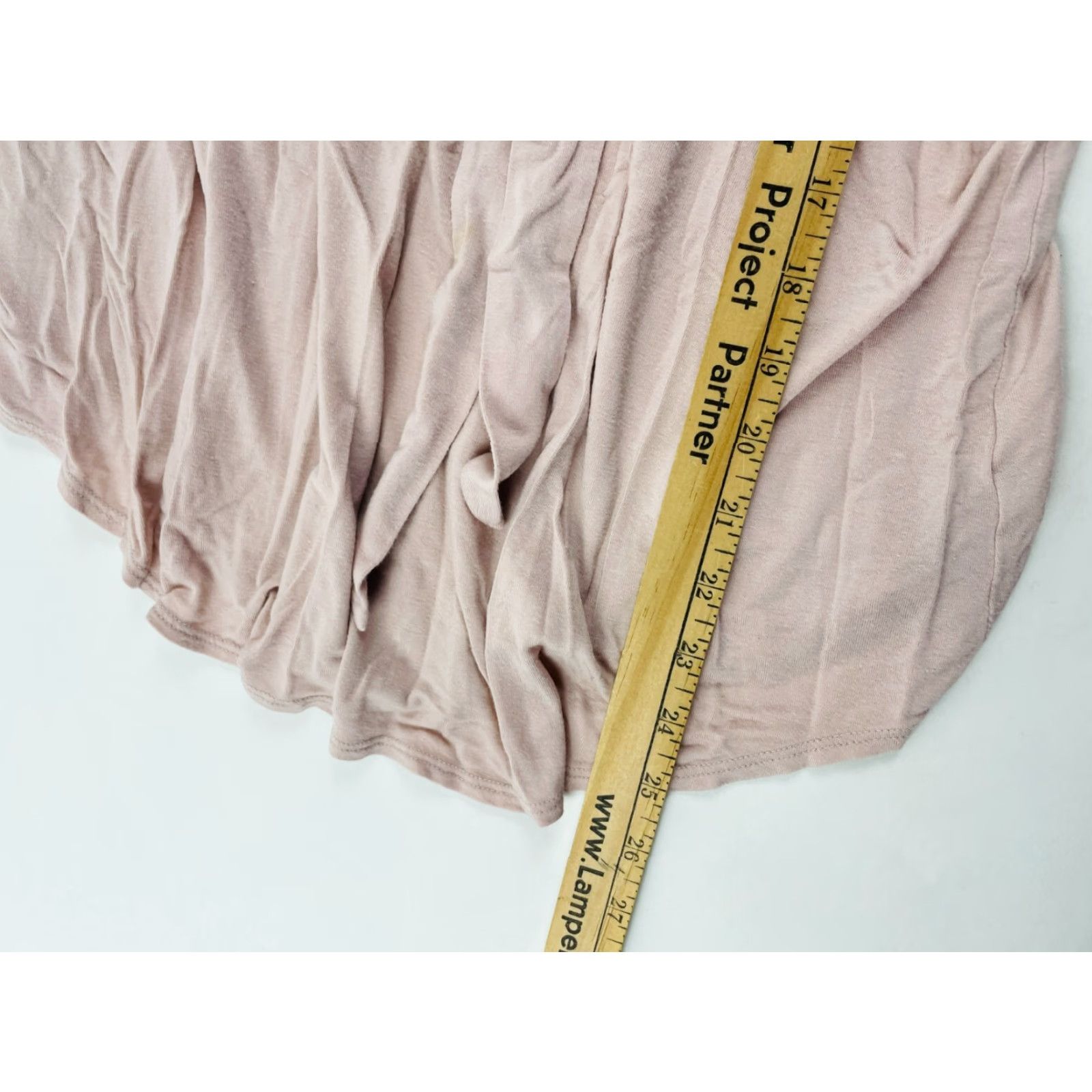 Pinko Ruff Hewn Shirt Women L Blush Pink Knot-Tie Neck V-Neck Long Sleeve Shirt Womens L Blush Pink Knot-Tie Neck V-Neck Long Sleeve Size L / US 10 / IT 46 - 4 Thumbnail