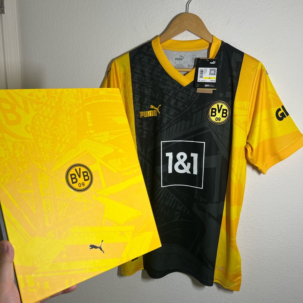 Puma Borussia Dortmund 2023-2024 Anniversary Jersey | Soccer Size US M / EU 48-50 / 2 - 1 Thumbnail