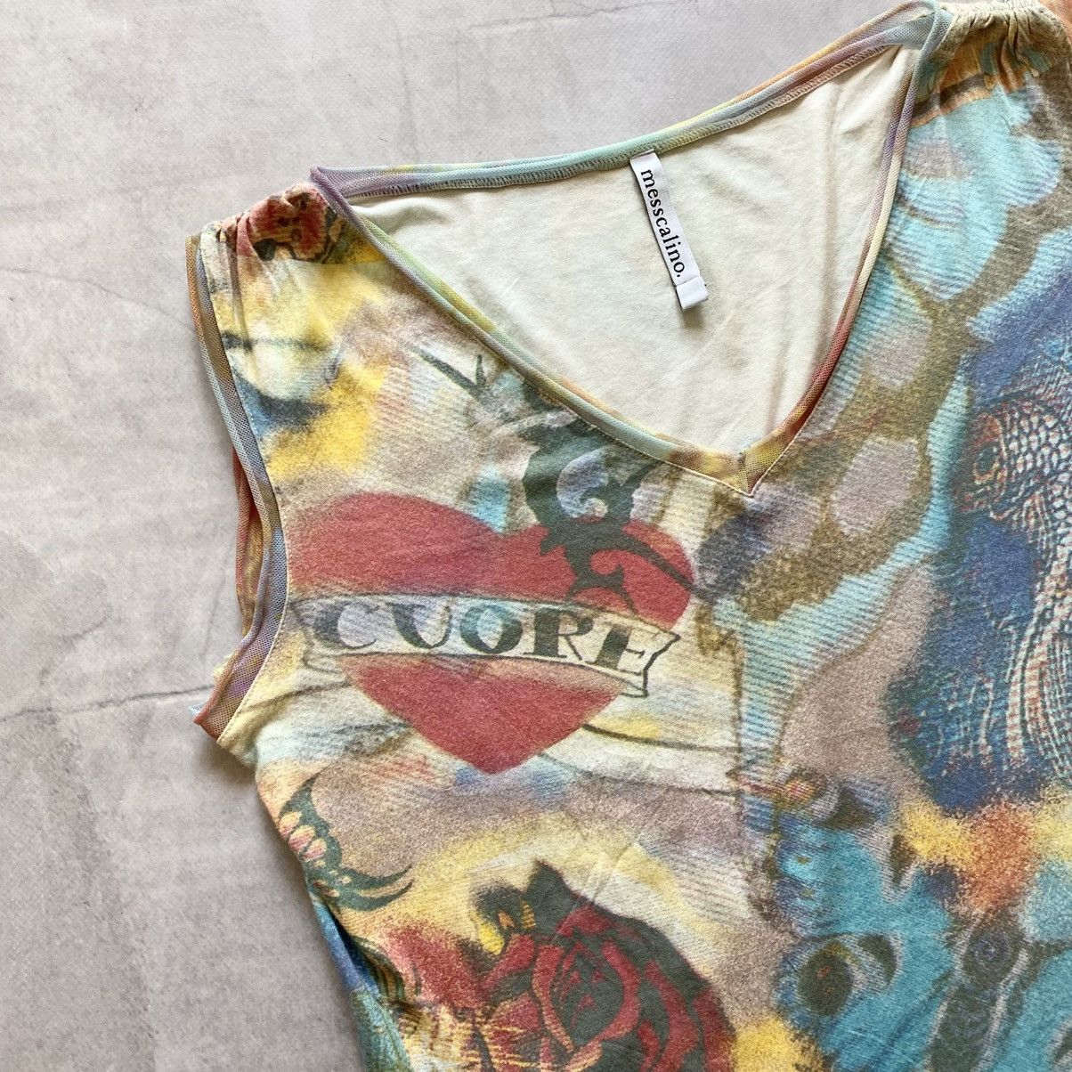 Ed Hardy Y2K Style Ed Hardy Tank Top Heart Hysteric Glamour Vibe Size M / US 6-8 / IT 42-44 - 4 Thumbnail