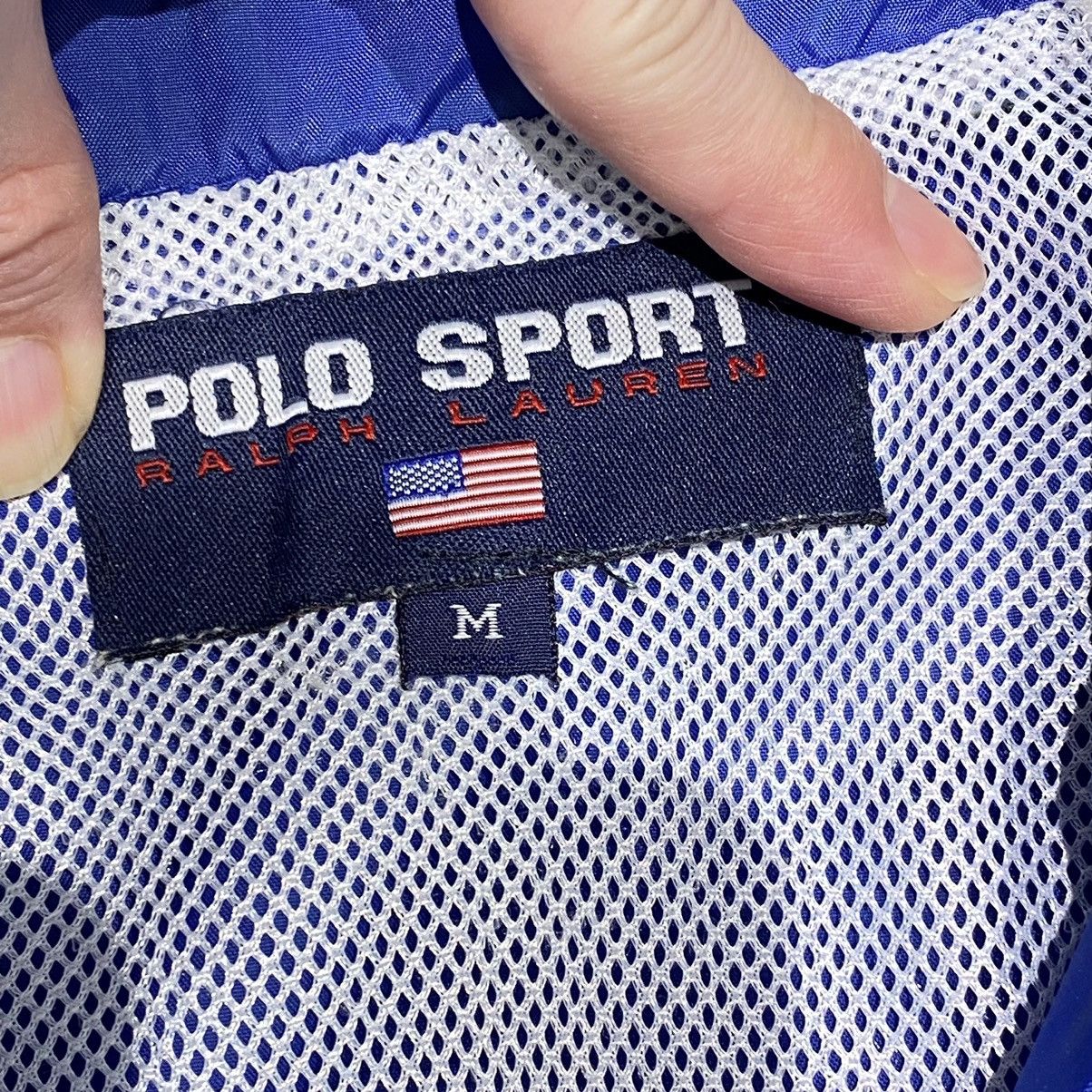 Polo Ralph Lauren Vintage 90s Polo Sport Sleeve Print windbreake Size US M / EU 48-50 / 2 - 5 Thumbnail