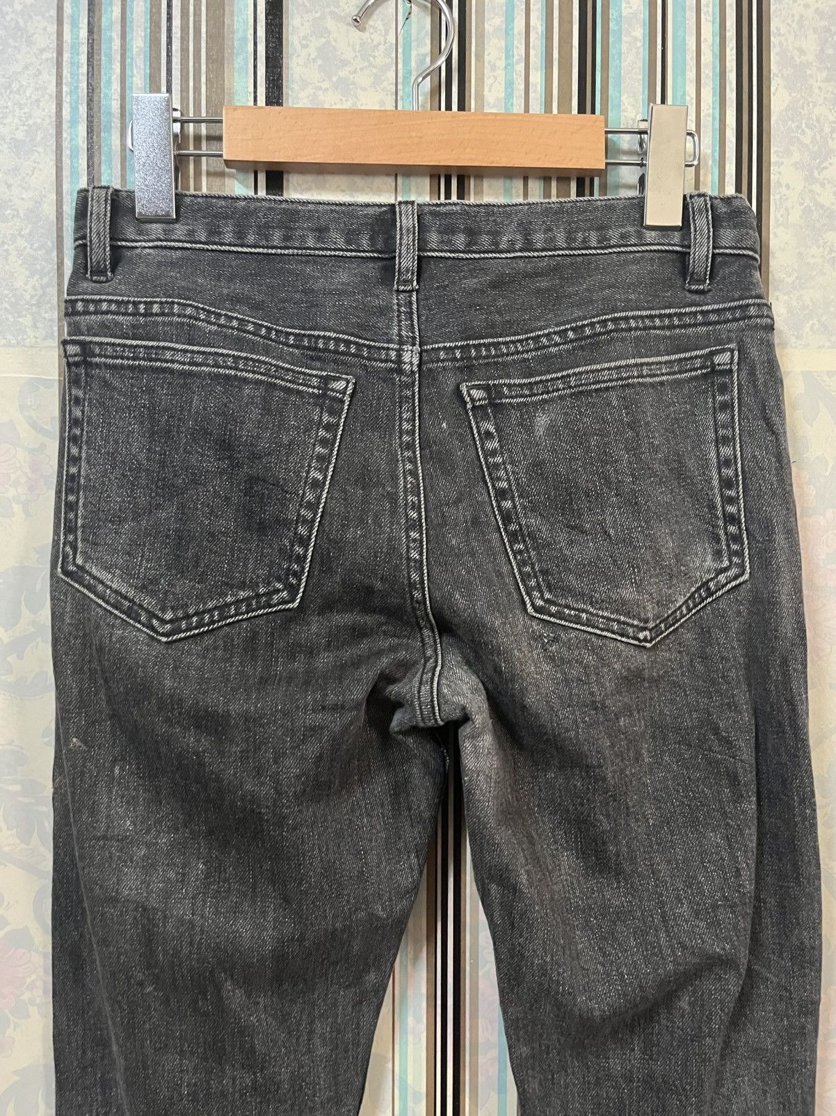 A.P.C. 1990s APC thrashed faded black straight cut #I3 Size 26" / US 2 / IT 38 - 5 Thumbnail
