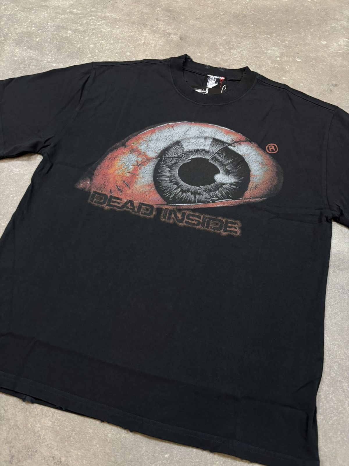 Vintage Warman Open Your Eye Graphic T-Shirt, Black Size US XL / EU 56 / 4 - 3 Thumbnail