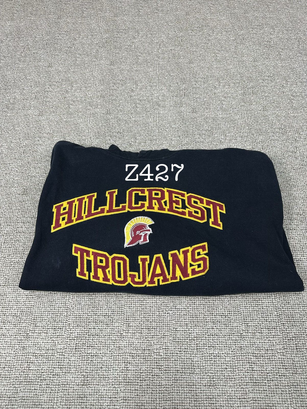 Collegium Y2k USC Hillcrest Trojan High School Hoodie Z427 Size US L / EU 52-54 / 3 - 9 Thumbnail