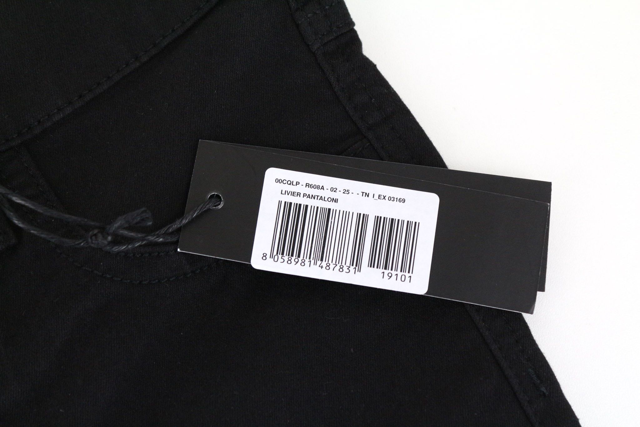 Diesel LIVIER R608A W25 Black Stretch Jegging Jeans 69897 Size 25" / US 0 / IT 36 - 9 Thumbnail