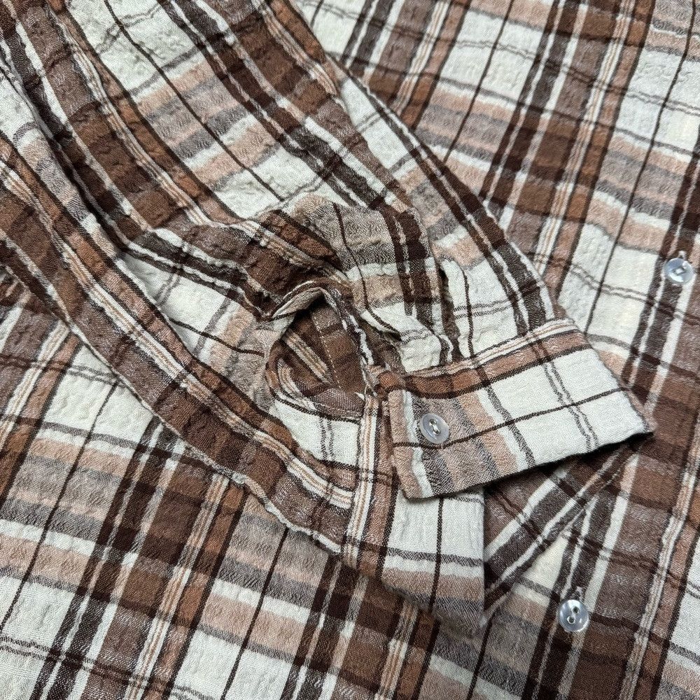 Other NWT New Jane and Delancey Textured Rayon Plaid Long Sleeve Size 3XL / US 20-22 - 9 Thumbnail