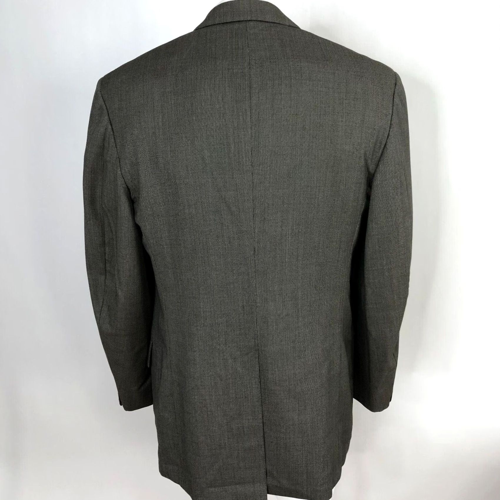 Brooks Brothers Brooks Brothers 42 Long Men's Wool Blend Two Suit Sport Coat Jacket Brown Notch Lapel Single-Breasted Two-Button Blazer/Coat N/A Size 42R - 4 Thumbnail