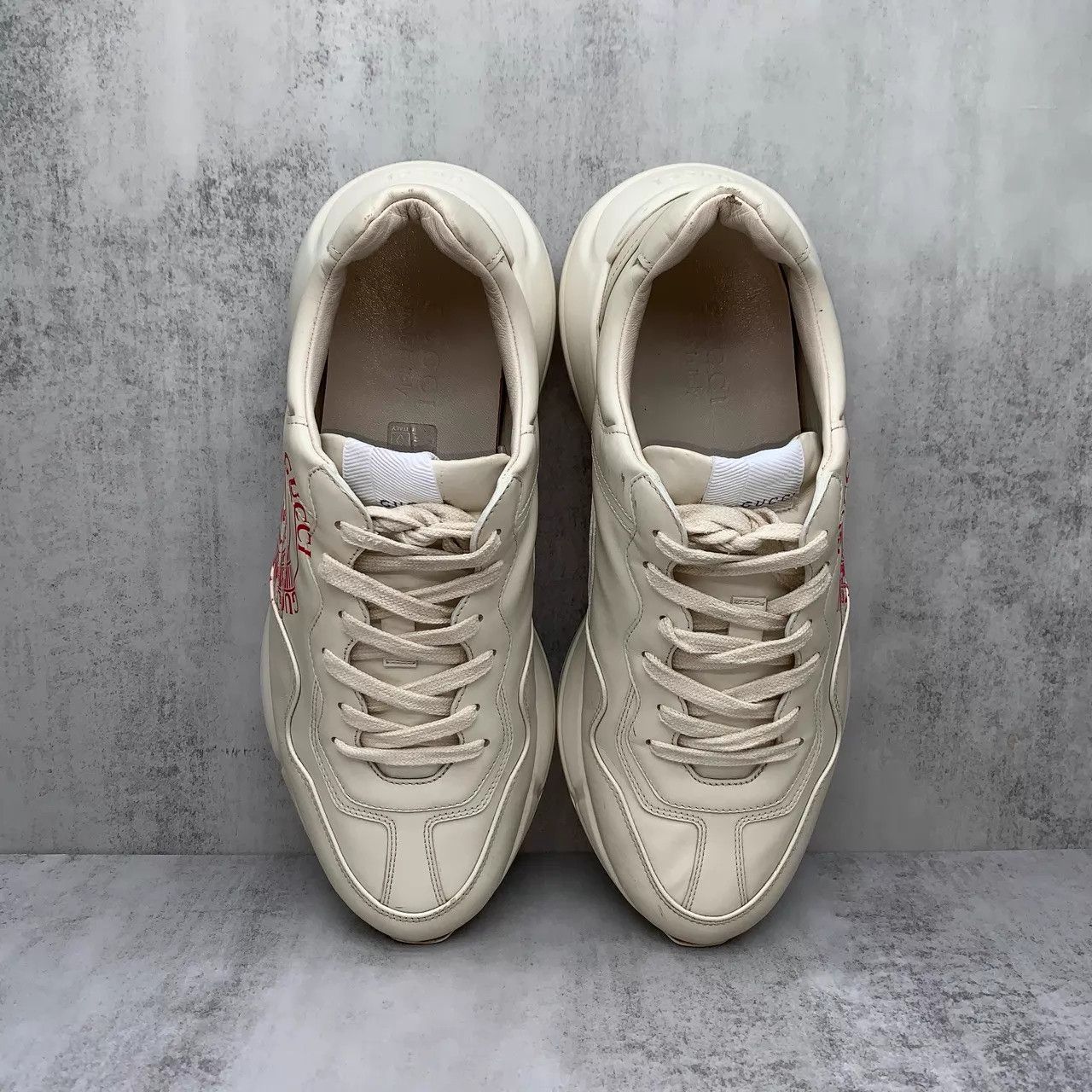 Gucci Gucci Red Record Dad Sneaker 43.5 95 New JZ1098 Size US 10.5 / EU 43-44 - 6 Thumbnail