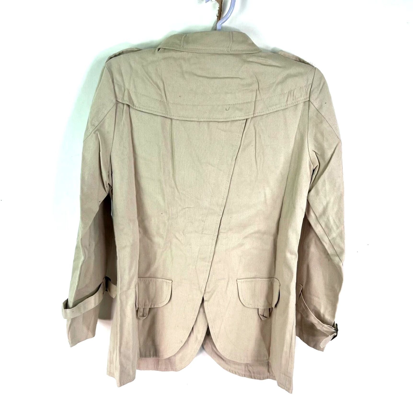 Max Mara Max Mara Coat Trench Jr Size L Tan Teens Womens Size L / US 10 / IT 46 - 4 Thumbnail