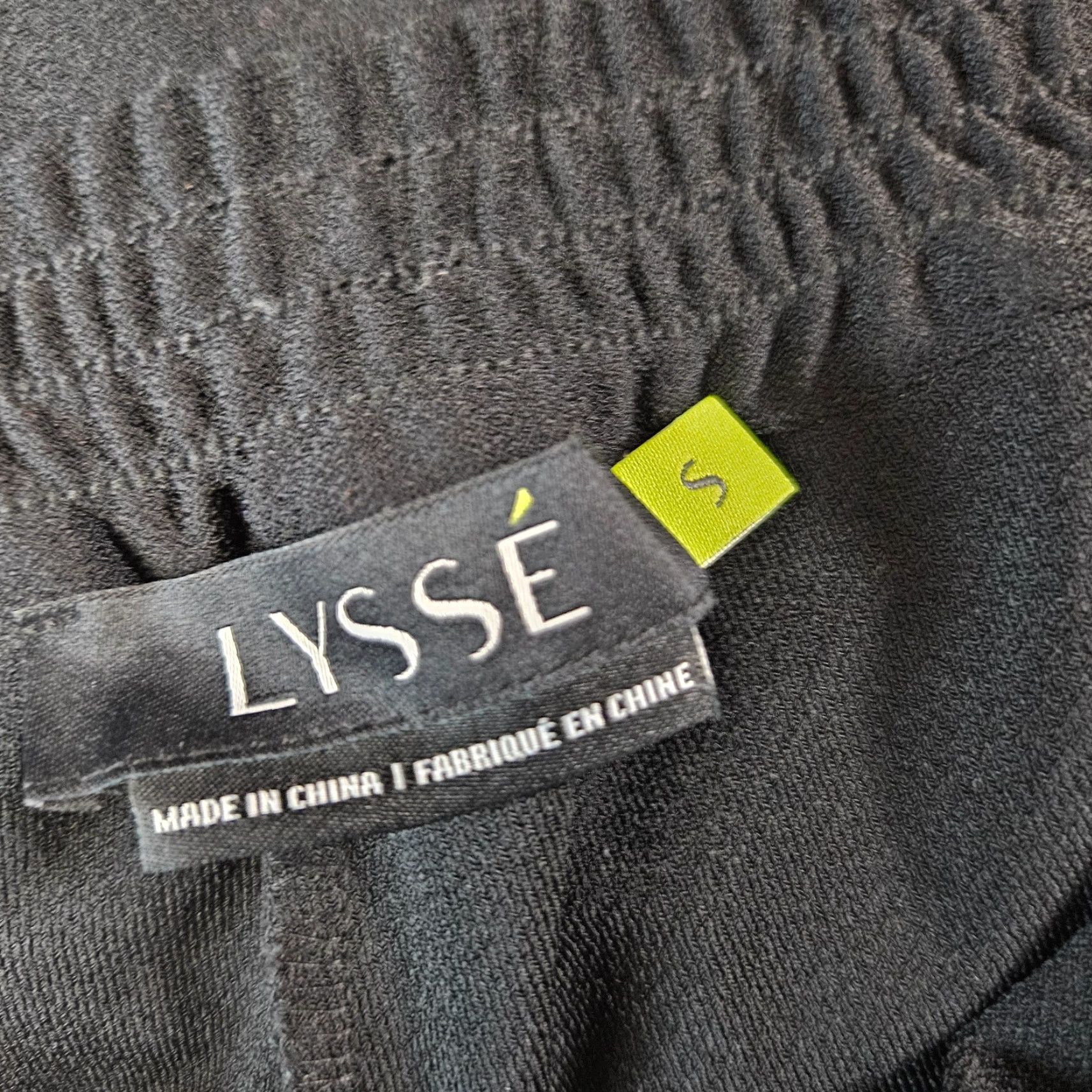 Vintage Lysse Womens Pants Pull On Black White High Rise Sz S Small Button No, keep original? Size 28" / US 6 / IT 42 - 6 Thumbnail