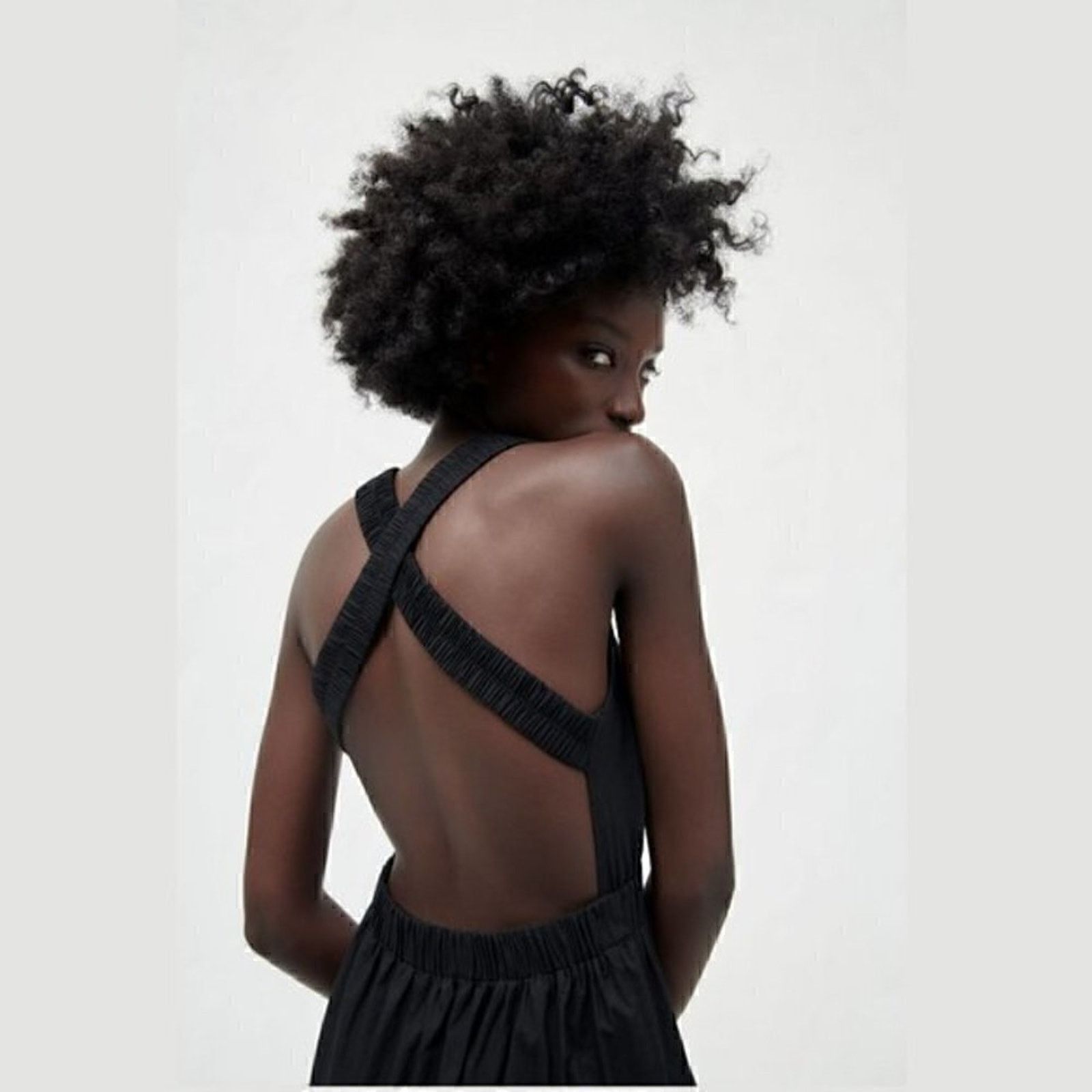 Zara ZARA Midi Dress with Cross Straps NWT Size M / US 6-8 / IT 42-44 - 6 Thumbnail
