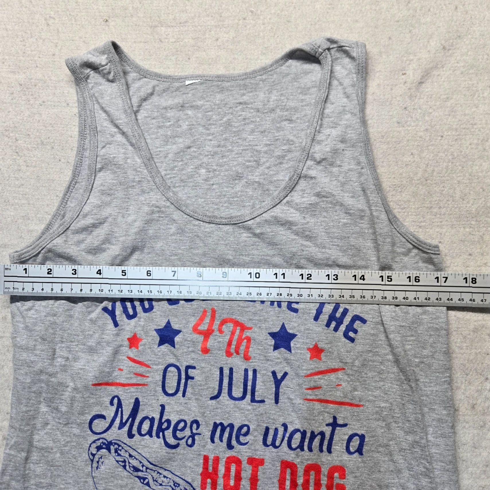 Vintage VINTAGE You Look Like 4th Of July Makes Me Want A Hot Dog Real Bad Men's T-Shirt Size US L / EU 52-54 / 3 - 4 Thumbnail