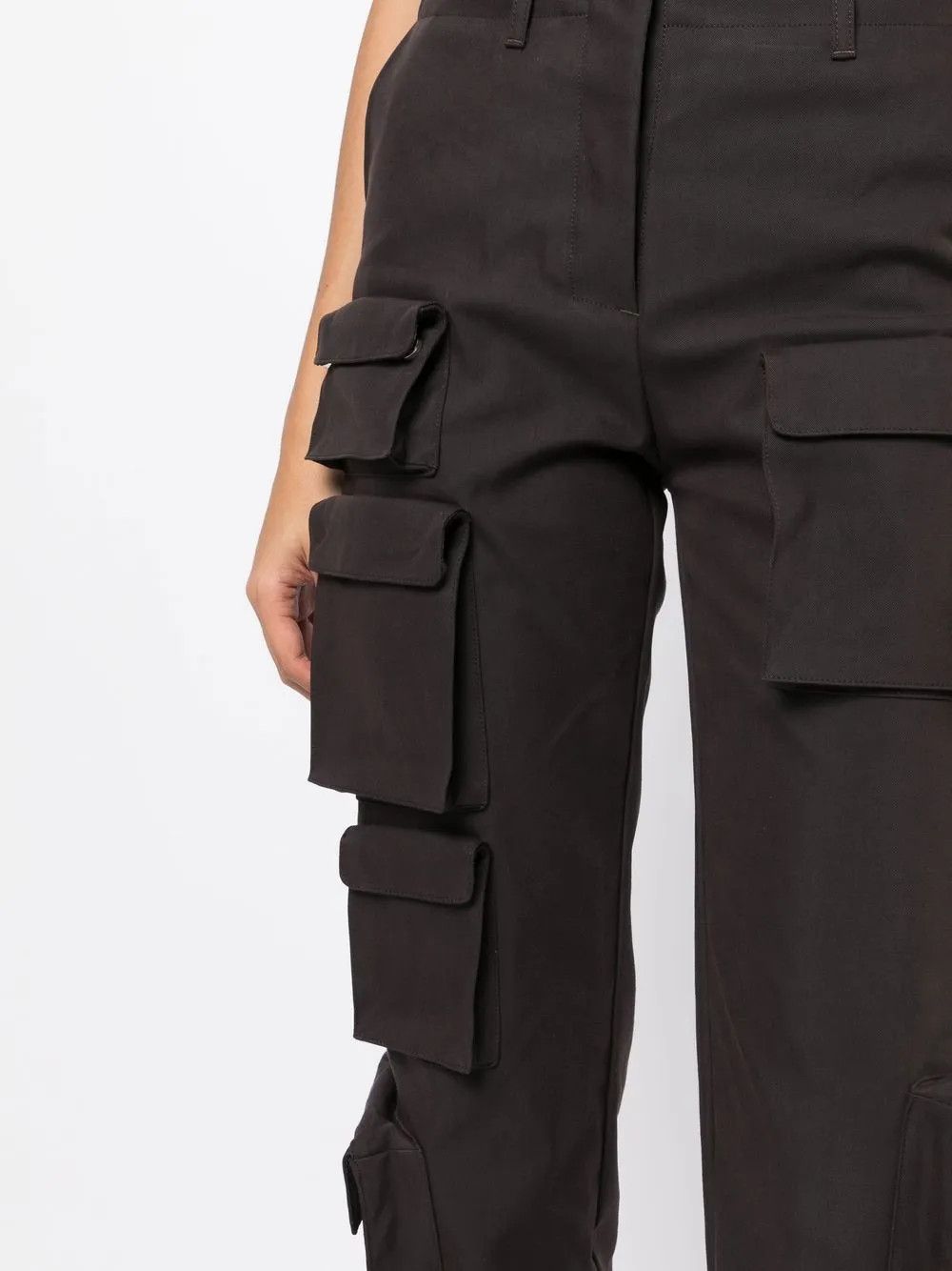 Off-White o1y1225 Cargo Pant in Dark Gray Size 34" / US 12 / IT 48 - 4 Thumbnail