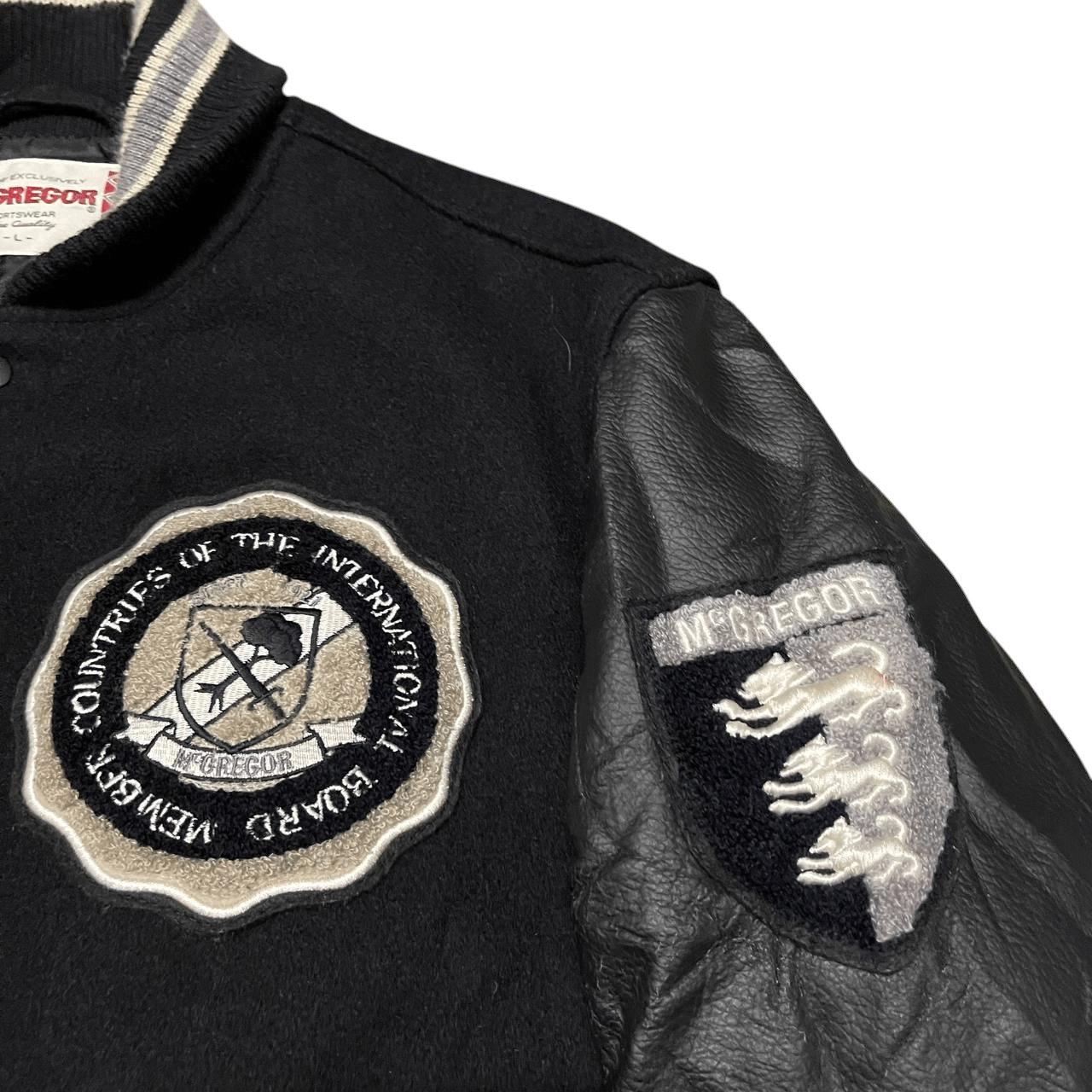 McGregor Vintage McGregor Wool Leather Varsity Jacket Size US L / EU 52-54 / 3 - 6 Thumbnail
