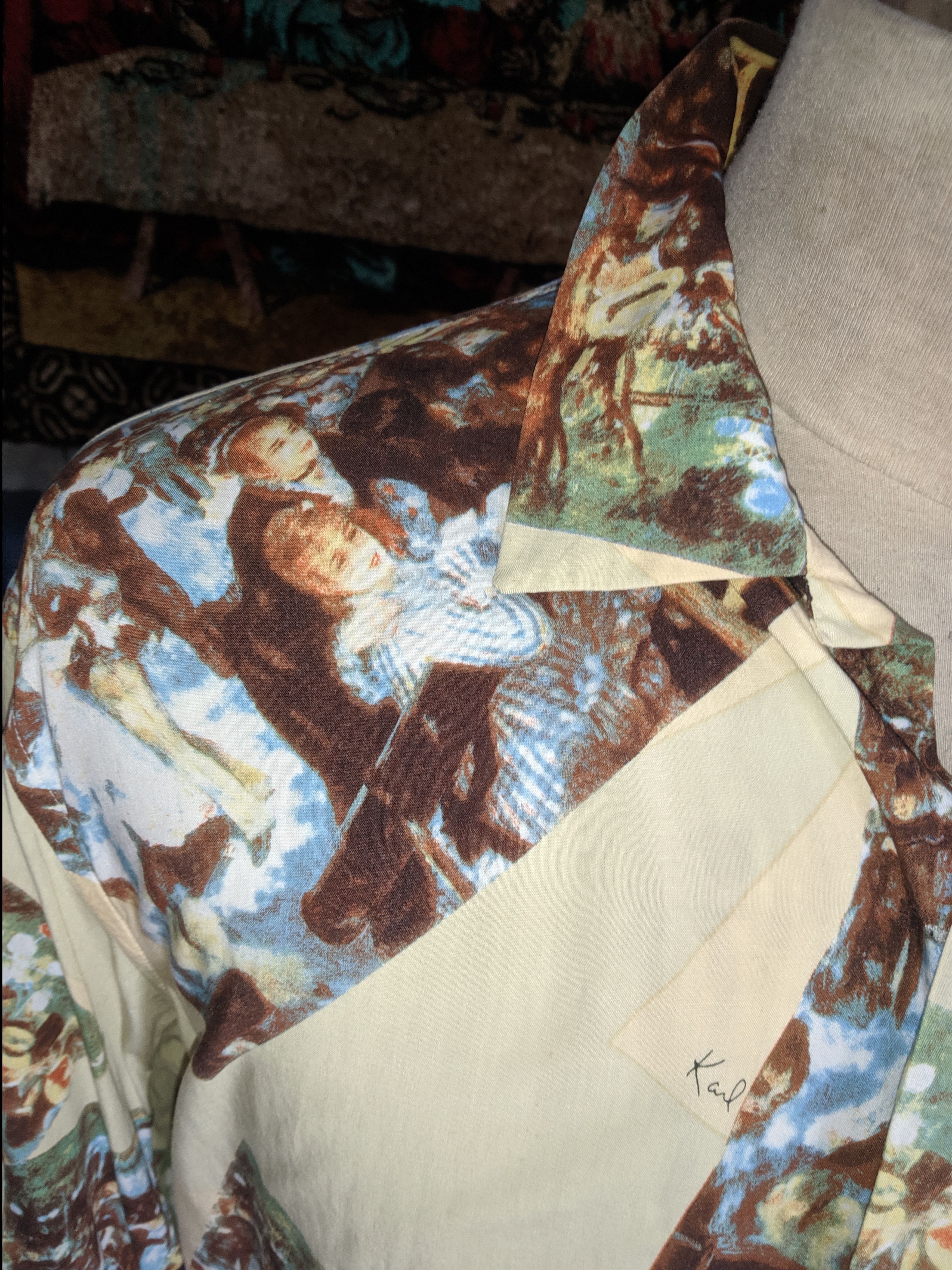 Vintage 🌹 Pierre Auguste Renoir L 🌹 Size US L / EU 52-54 / 3 - 10 Thumbnail