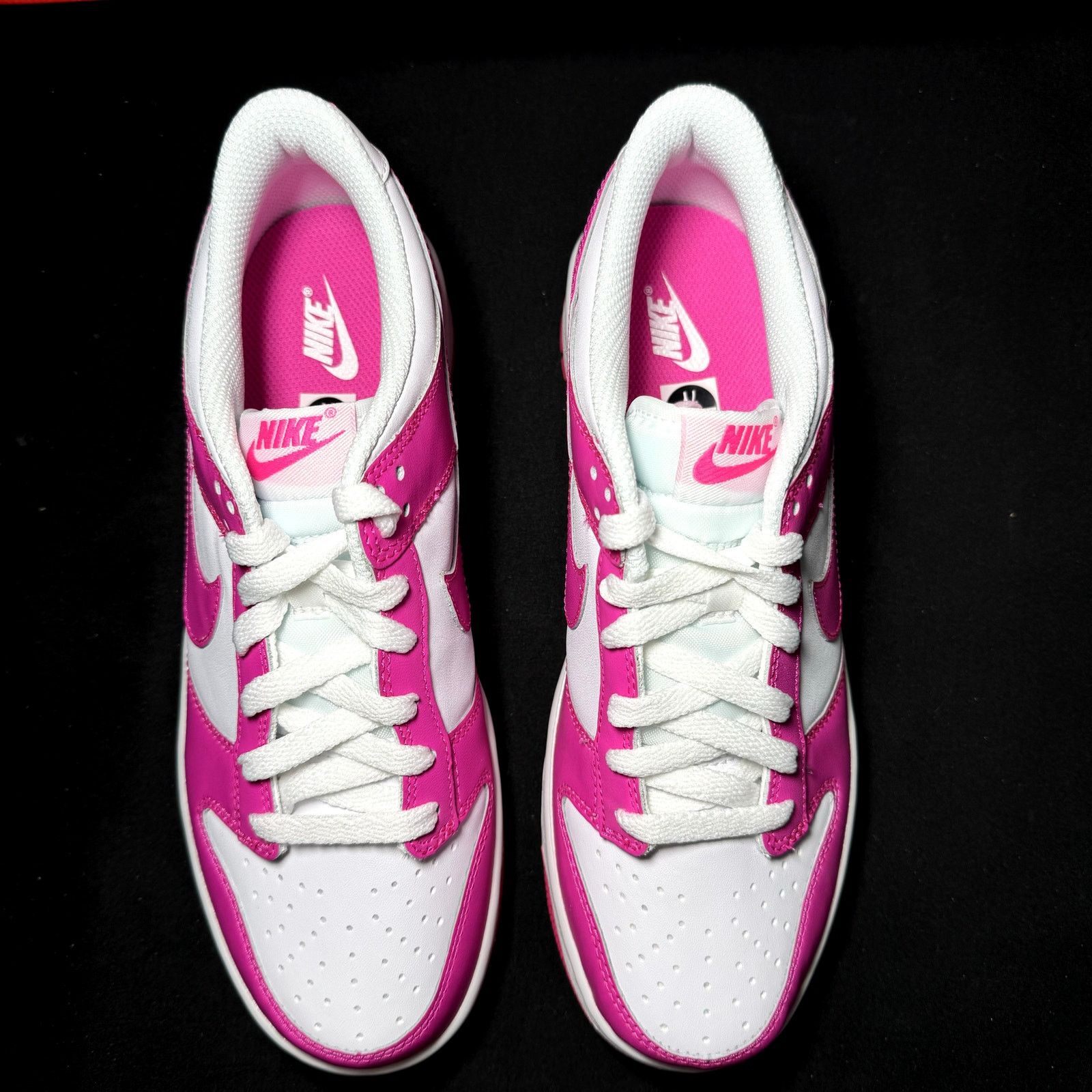 Jordan Brand × Nike Size 7 - Nike Dunk Low GS laser Fuchsia 2023 Shoes Size US 7 / EU 40 - 4 Thumbnail