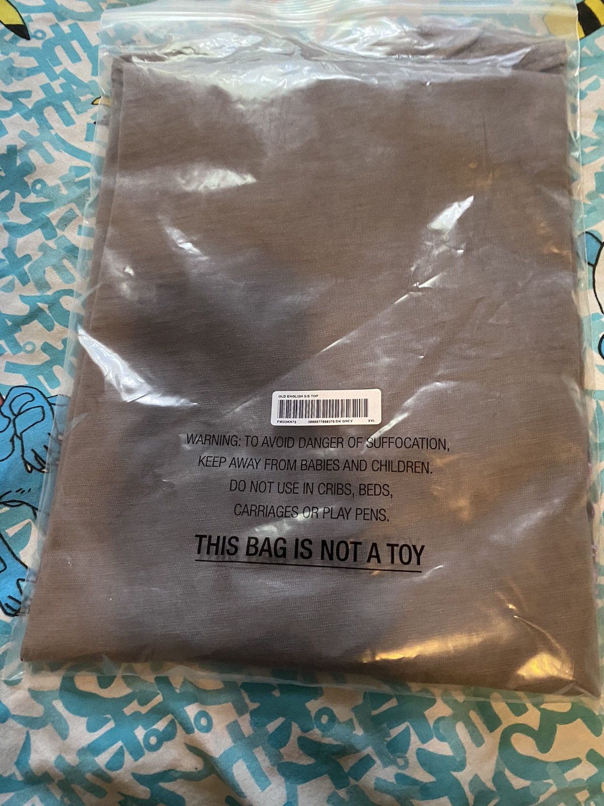 Supreme Supreme Old English S/S Top Dark Grey 2XL Size US XXL / EU 58 / 5 - 6 Thumbnail