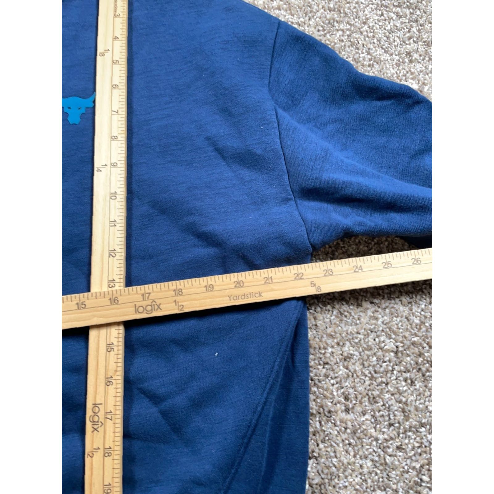 Under Armour Under armour The Rock Sweatshirt Women's Medium Blue Loose Fit Drawstring Waist Size M / US 6-8 / IT 42-44 - 6 Thumbnail