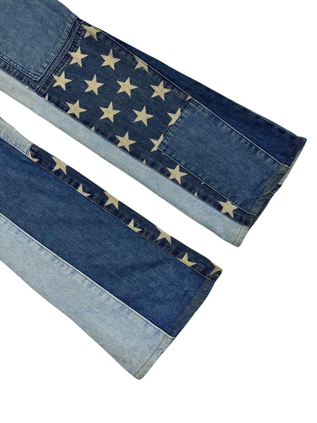 Beauty Beast Kinky Jeans Hysteric Glamour Patchwork Flared Jeans Size US 29 - 10 Thumbnail