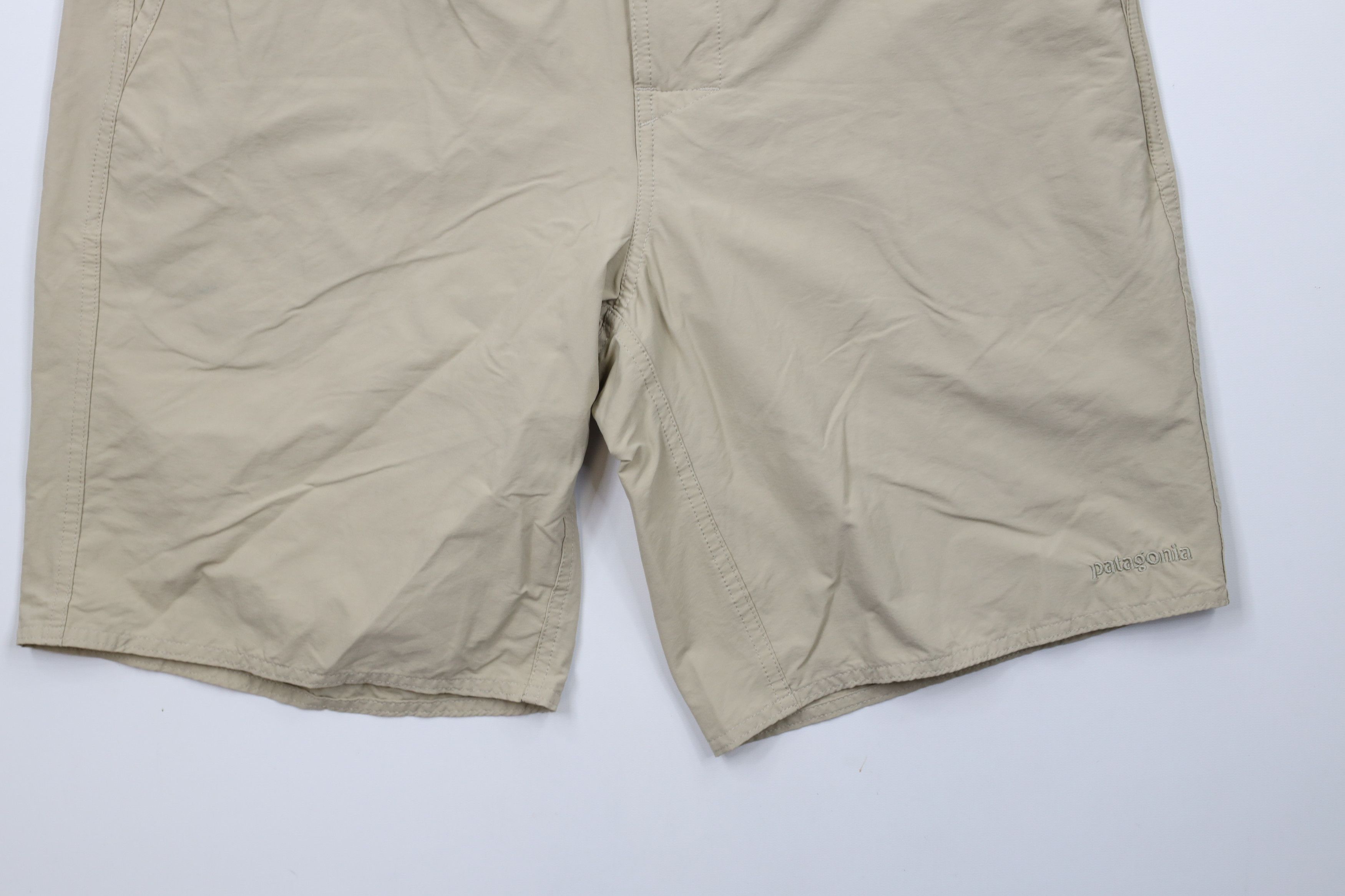 Patagonia × Vintage Patagonia Out Stretch Wavefarer Walk Shorts Beige Tan 20" Size US 36 / EU 52 - 4 Thumbnail
