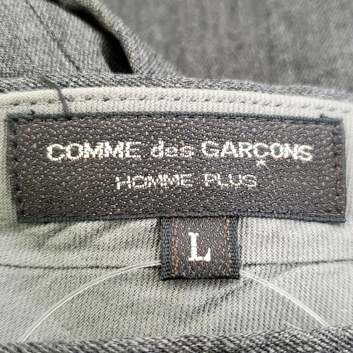 Comme des Garcons Homme Plus Casual Pants full length plain zipper 1 tucks wool Dark Grey Size US 32 / EU 48 - 6 Thumbnail