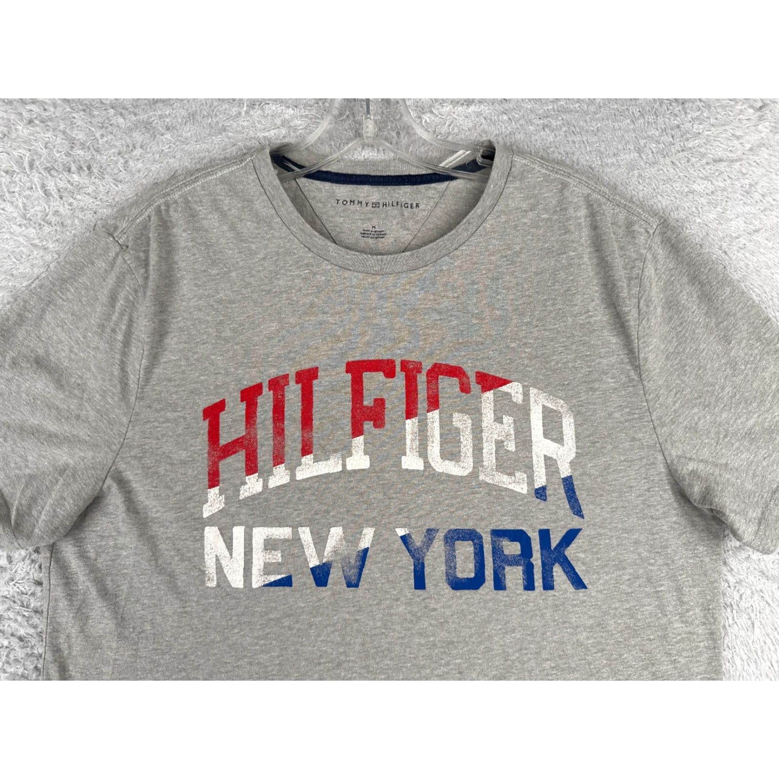Tommy Hilfiger Tommy Hilfiger Gray Crop Shirt Women Medium Cotton Short Sleeve Crew Neck Casual T-Shirt Classic Size M / US 6-8 / IT 42-44 - 4 Thumbnail
