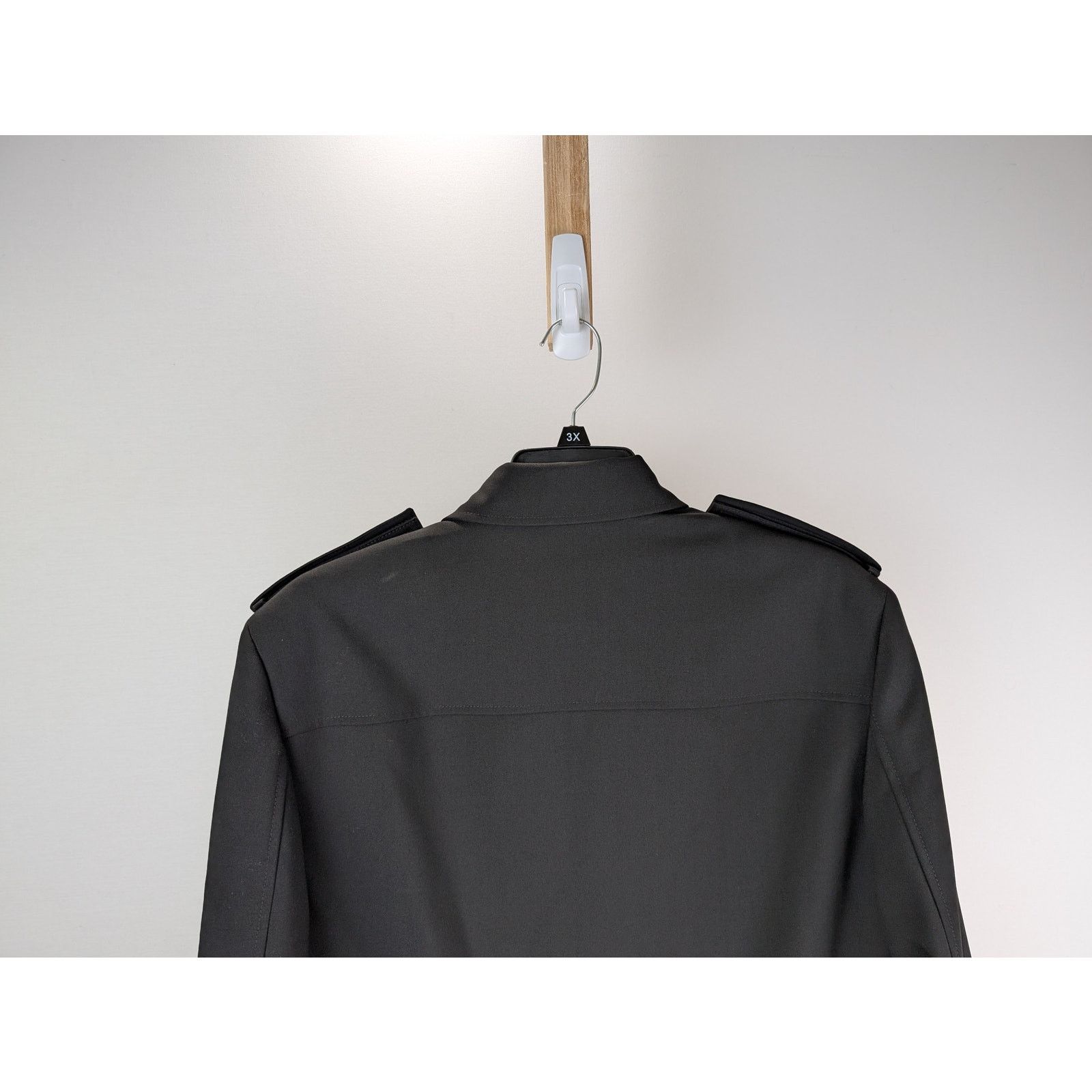 Bottega Veneta o1rshd1 Blazer Jacket Light Wool Twill Tailoring in Black Size US M / EU 48-50 / 2 - 4 Thumbnail