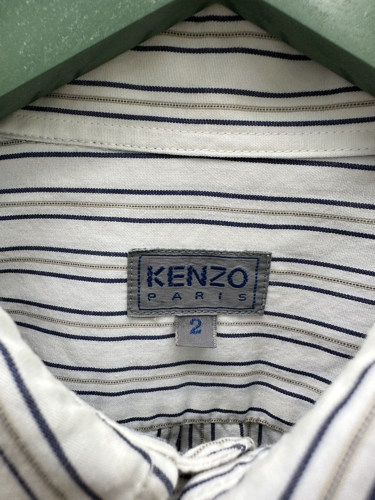Designer × Kenzo × Vintage Vintage Kenzo Long Sleeve Button Shirt A137 Size US M / EU 48-50 / 2 - 6 Thumbnail