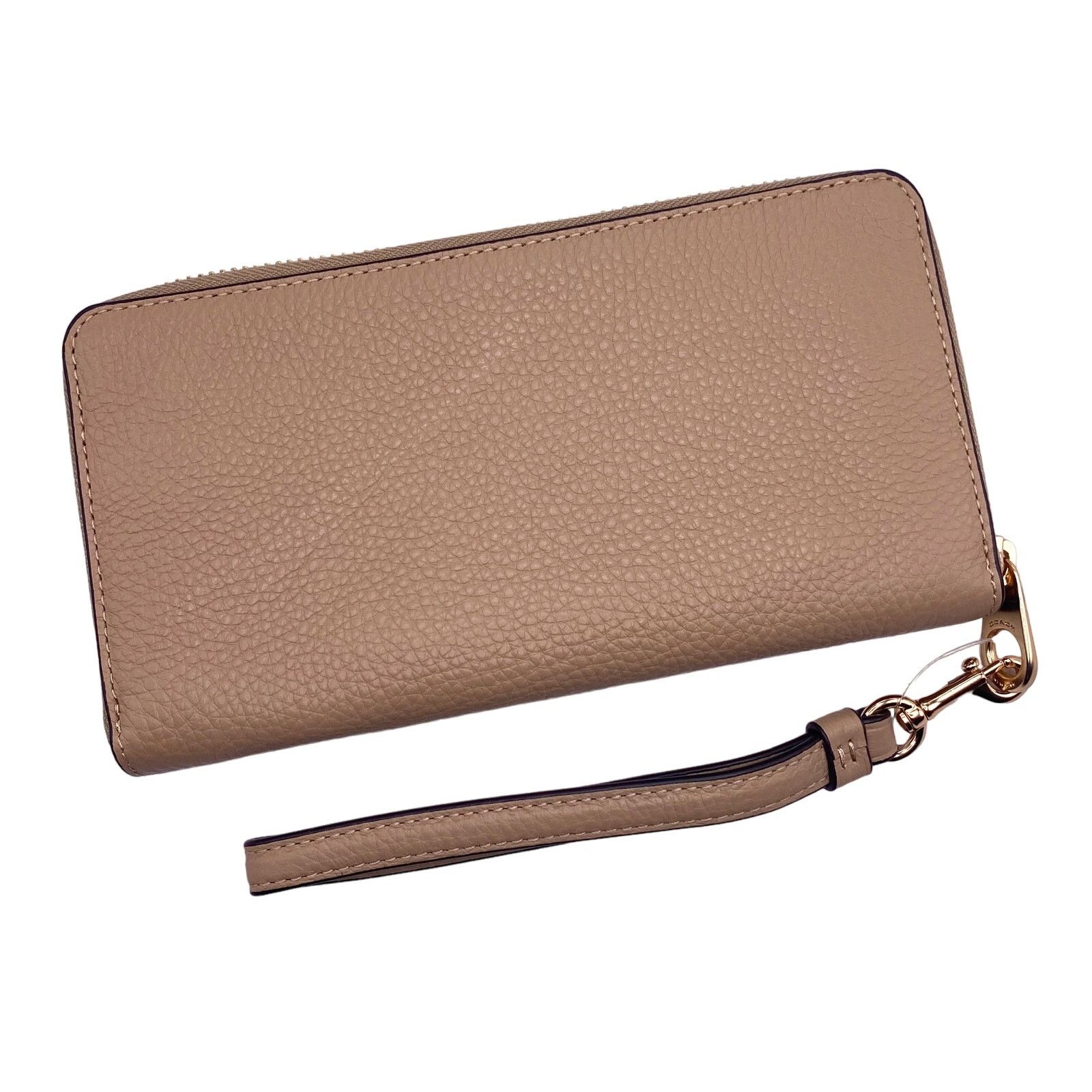 Coach Coach Long Zip Around Wallet Taupe Leather C4451 New Size ONE SIZE - 3 Thumbnail