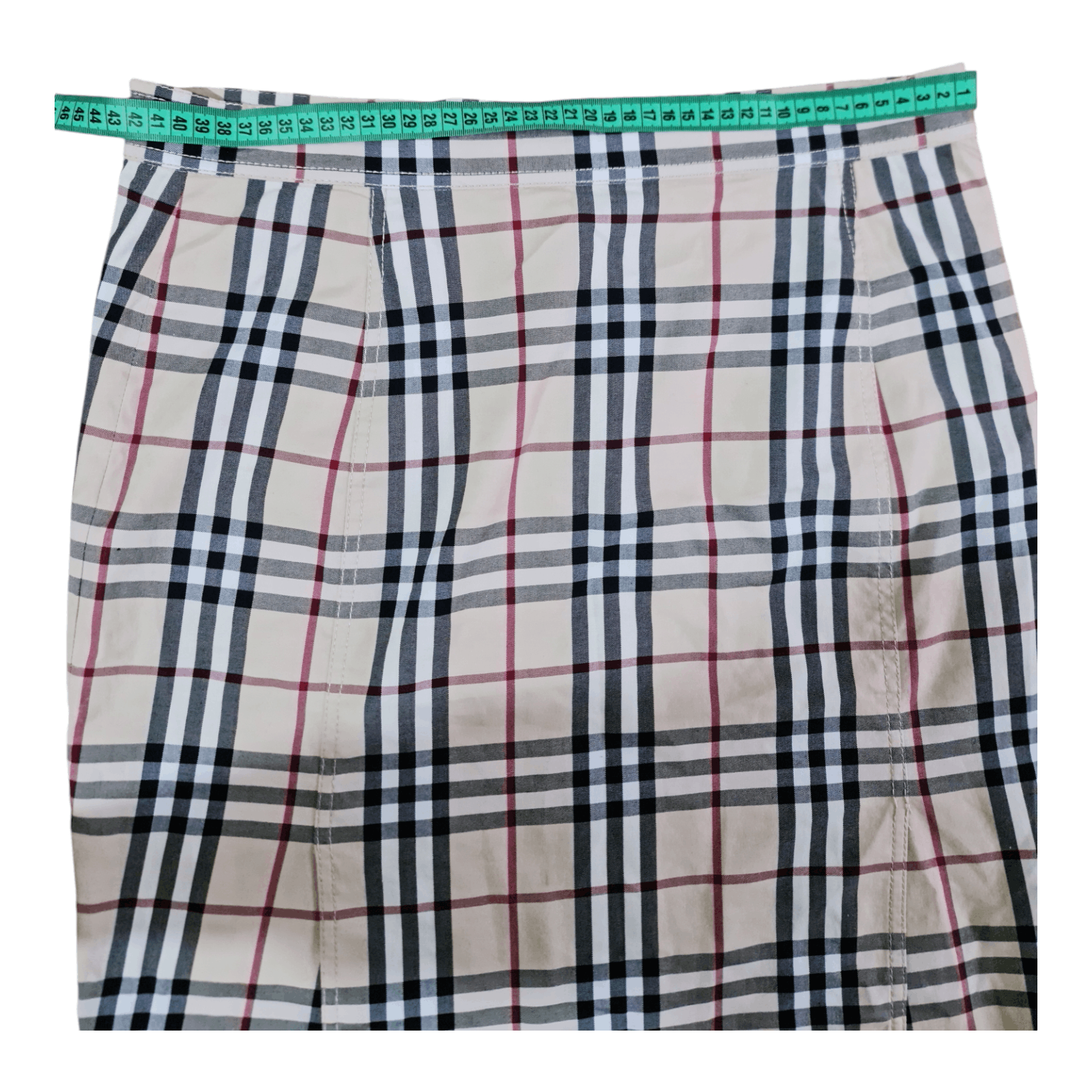 Burberry Burberry London Nova Check plaid Cotton mid length Skirt Size 32" / US 10 / IT 46 - 4 Thumbnail
