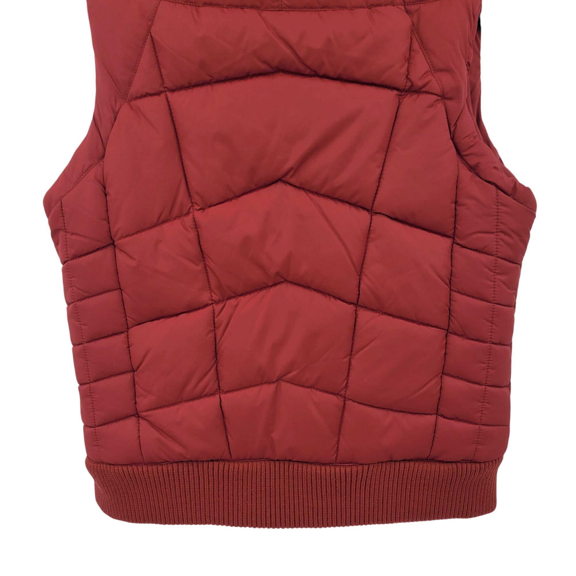 Vintage Vintage Red Quilted Puffer Vest 14/16 Cotton Down Insulation Size L / US 10 / IT 46 - 9 Thumbnail