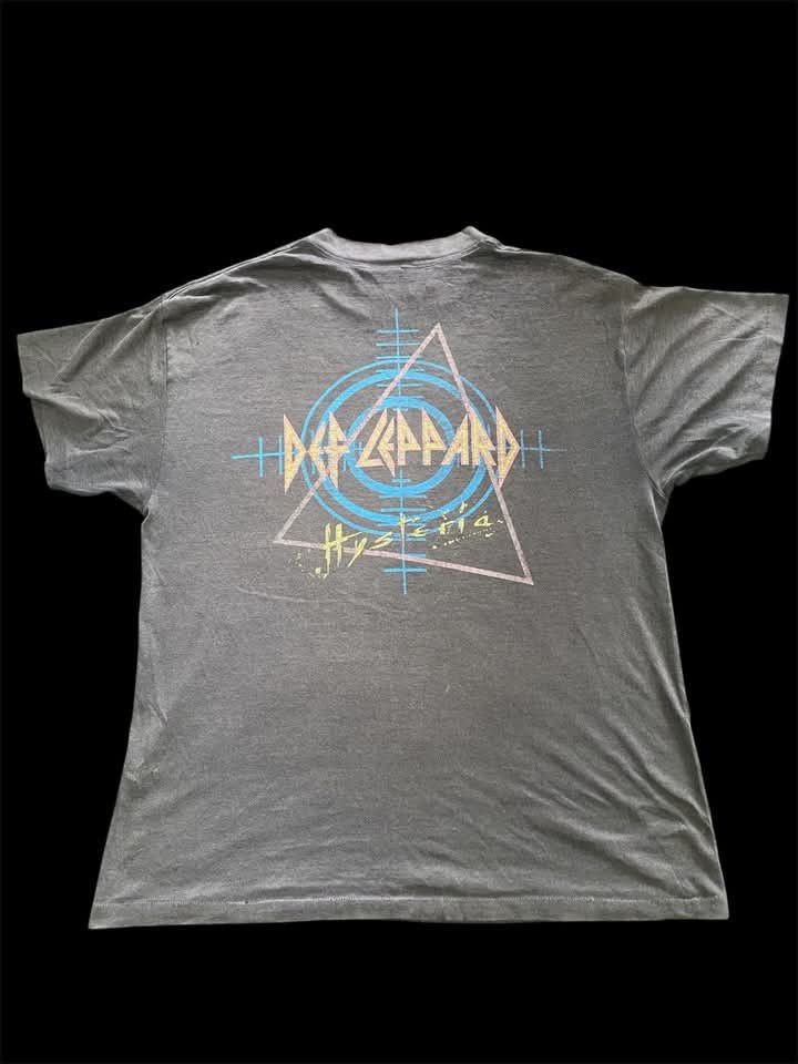Band Tees vintage def leppart 80s Size US XL / EU 56 / 4 - 2 Thumbnail