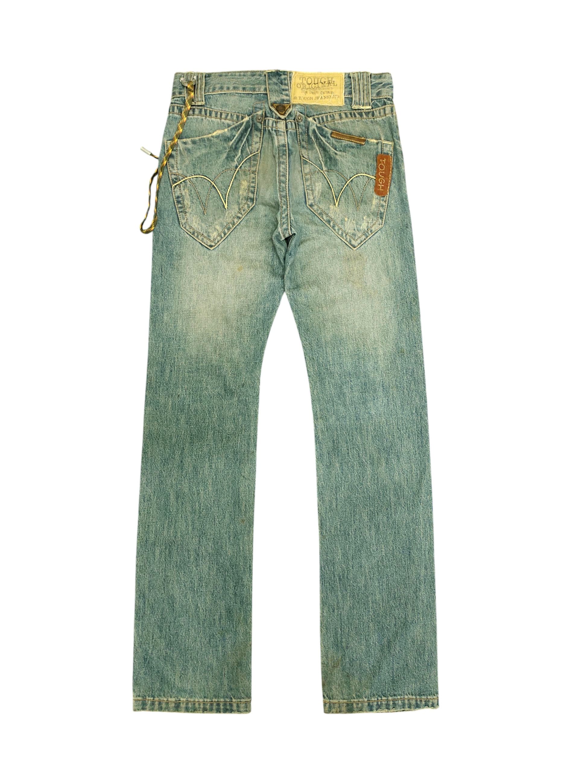 Undercover Tough Chatham Rusty Clawmark Distress Denim Jeans Size US 30 / EU 46 - 8 Thumbnail