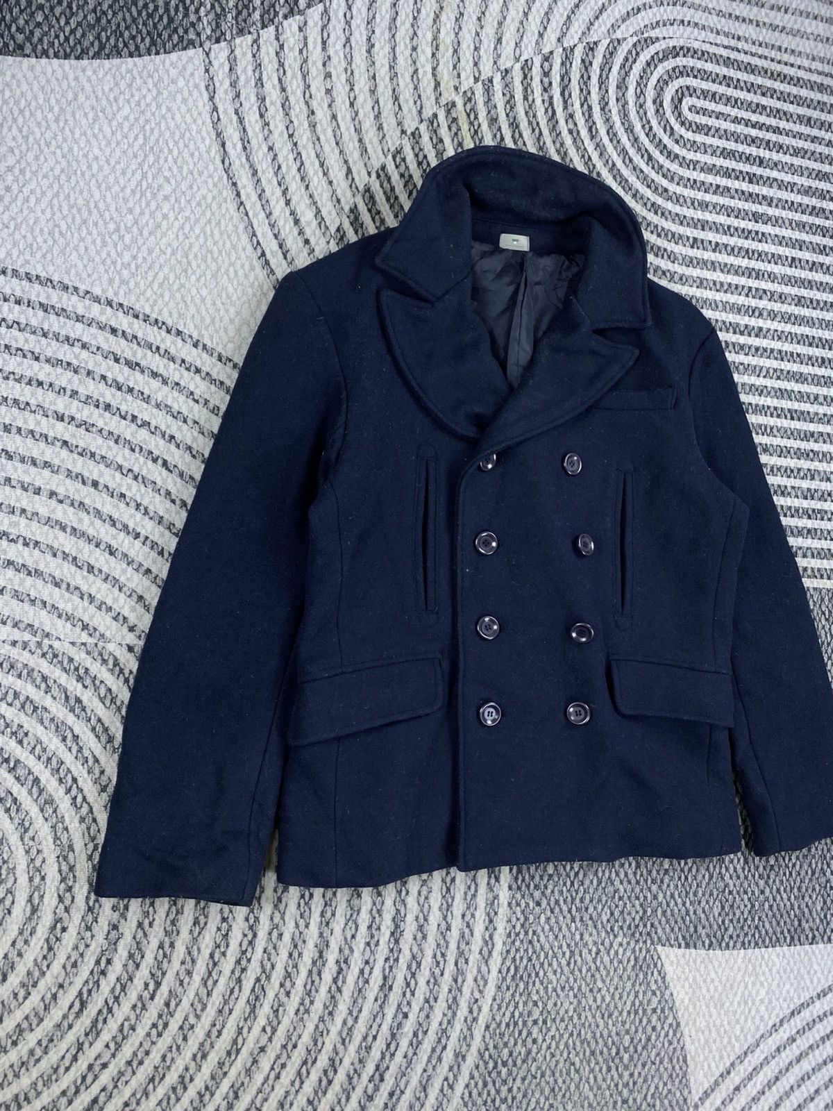 Porter Vintage QATP Porter Company Navy Wool Blend Peacoat Jacket Size US M / EU 48-50 / 2 - 3 Thumbnail