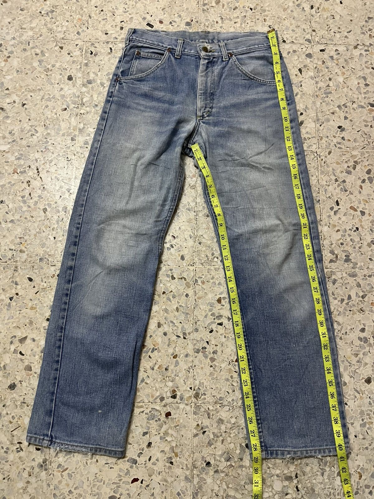 Lee Vintage 70s LEE Rider scovill zipper distressed denim Size US 32 / EU 48 - 11 Thumbnail