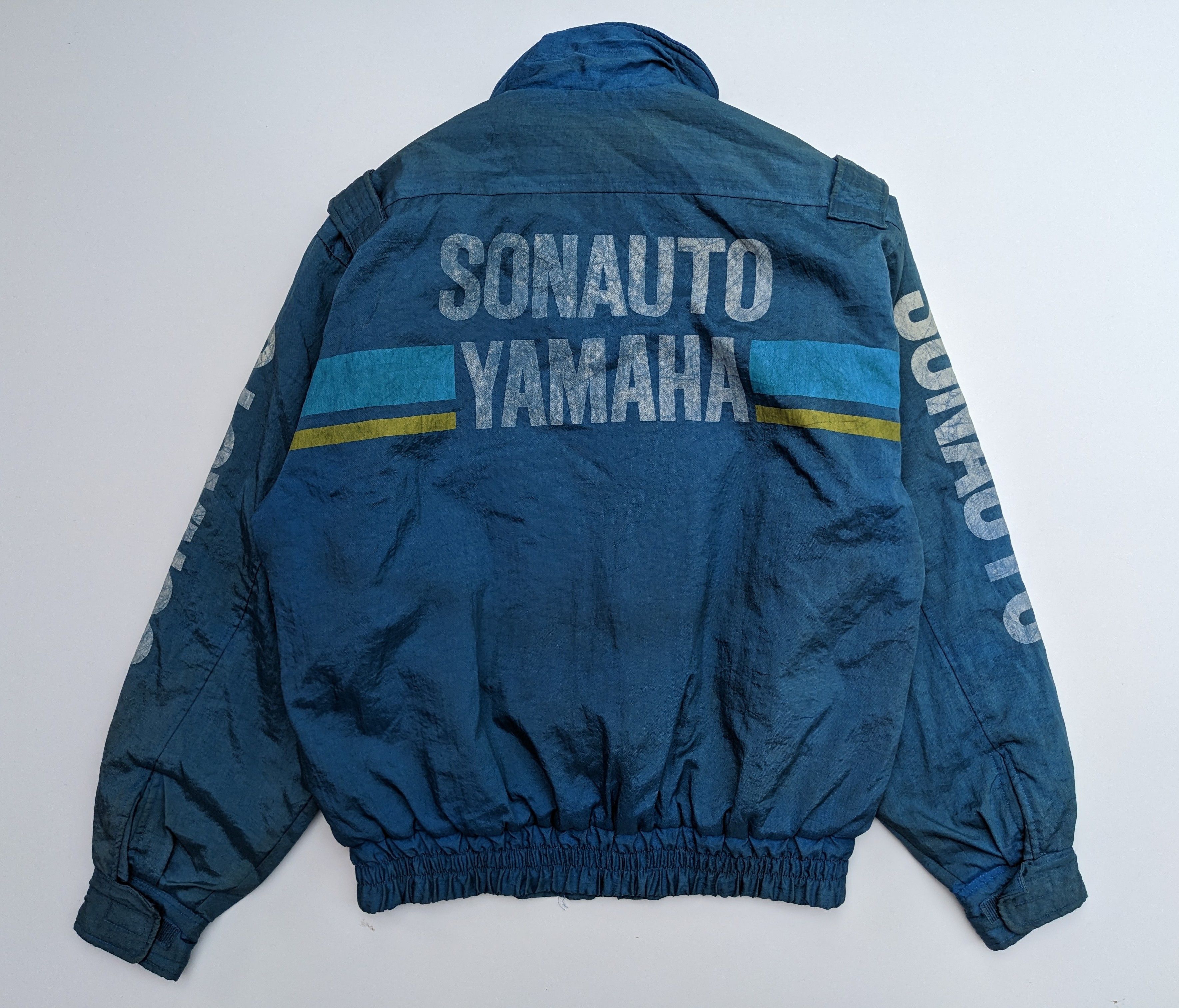 Vintage × Yamaha Vintage 80s Yamaha Sonauto rider jacket Size US L / EU 52-54 / 3 - 2 Thumbnail