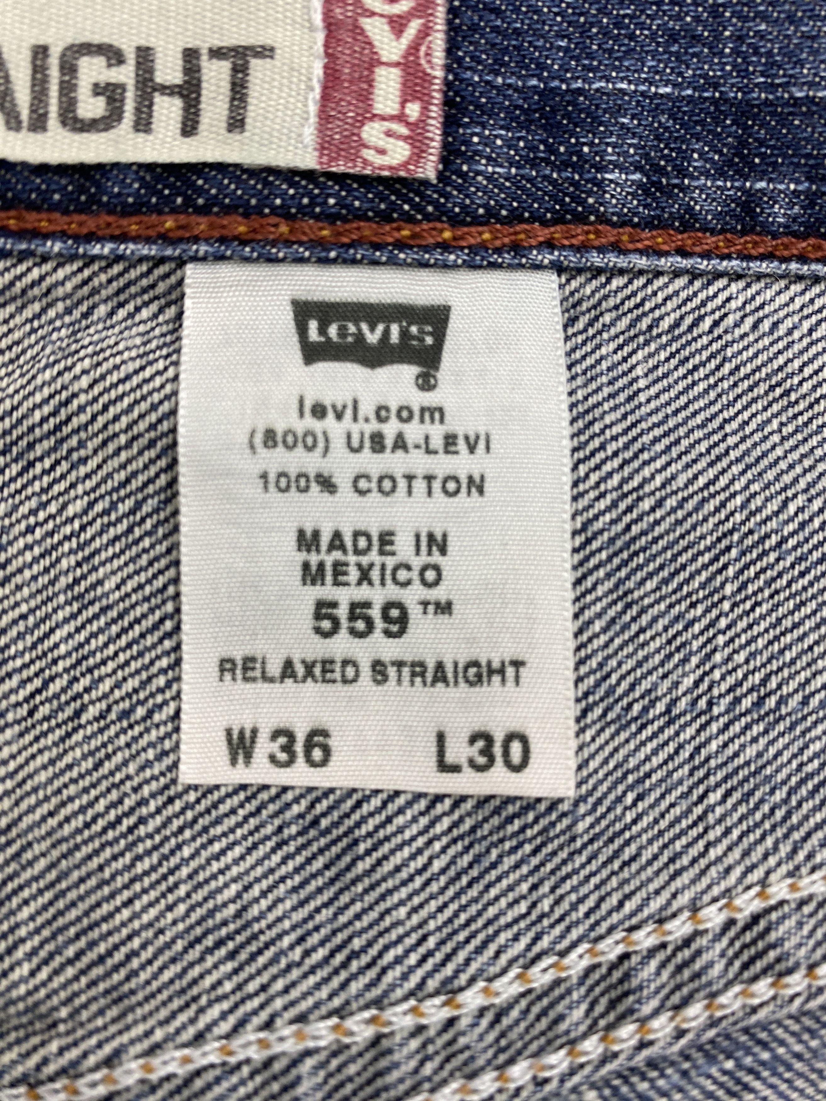 Levi's × Vintage Vintage Levis 559 Relaxed Fit Jeans Size US 36 / EU 52 - 7 Thumbnail