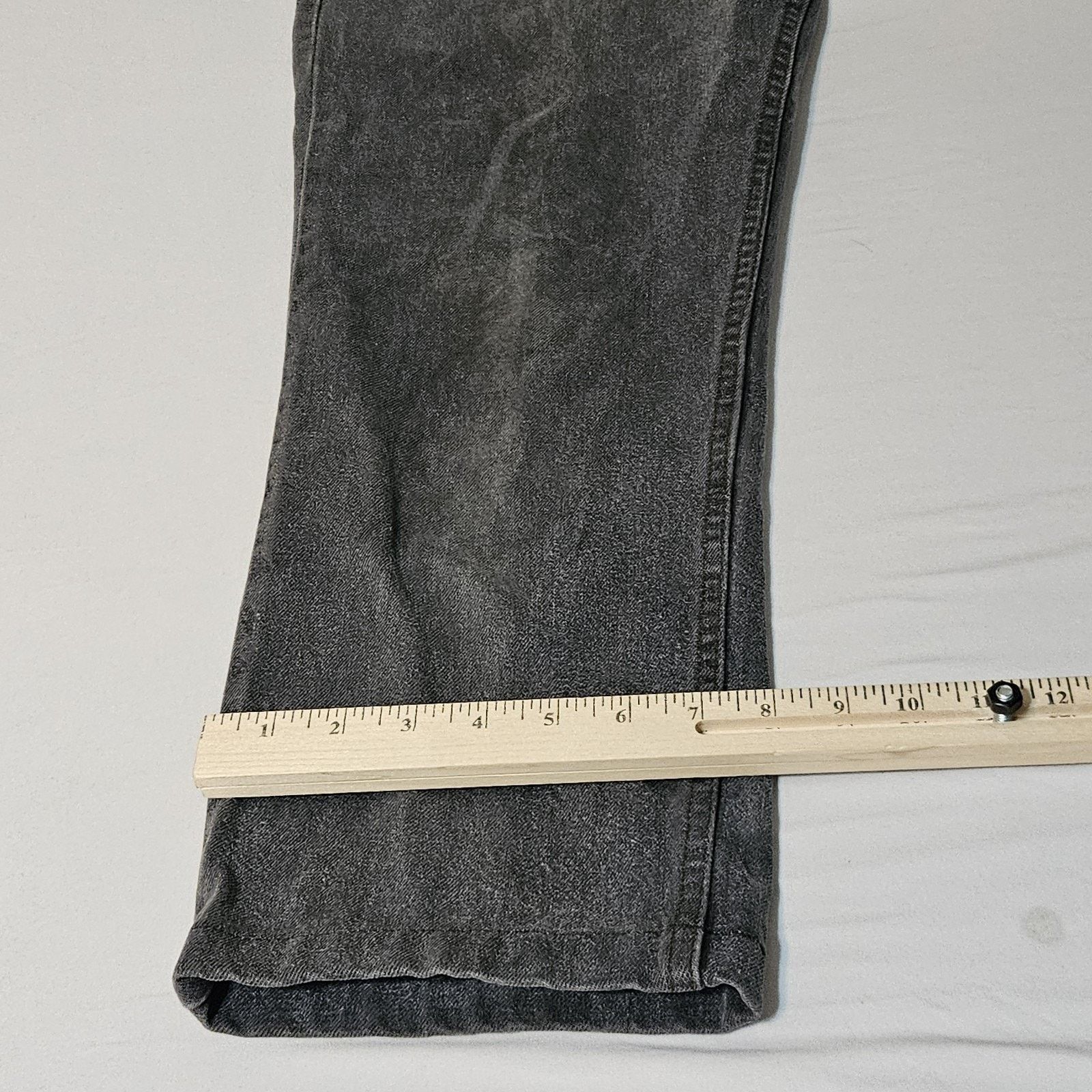 Levi's Vintage ORANGE TAG Levi’s 509 Black USA W32 X L27 Faded Size US 32 / EU 48 - 10 Thumbnail