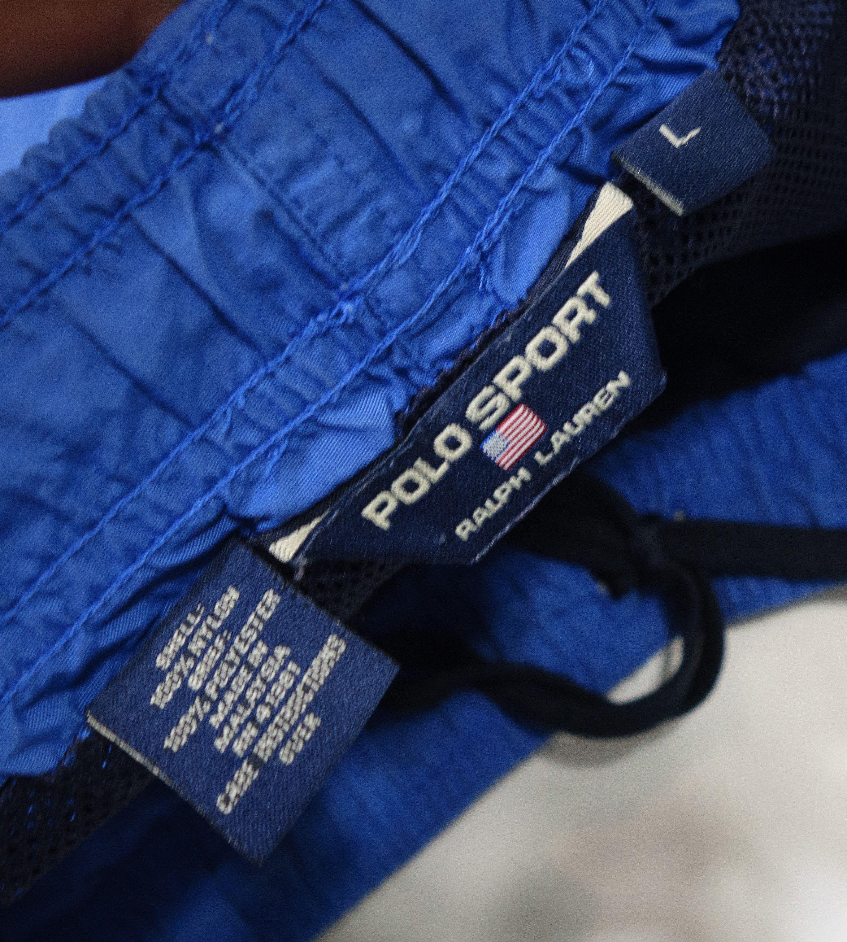 Polo Ralph Lauren 90s Polo Sport Ralph Lauren Nylon Swim Shorts Size US 34 / EU 50 - 6 Thumbnail