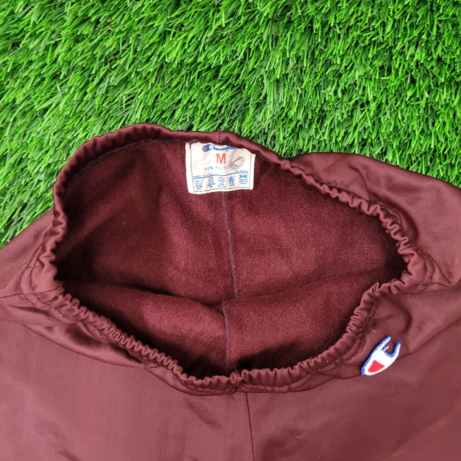 Champion VTG Champion High Rise Pants XS/S Maroon Talon Ankle Zip USA Size US 26 / EU 42 - 5 Thumbnail