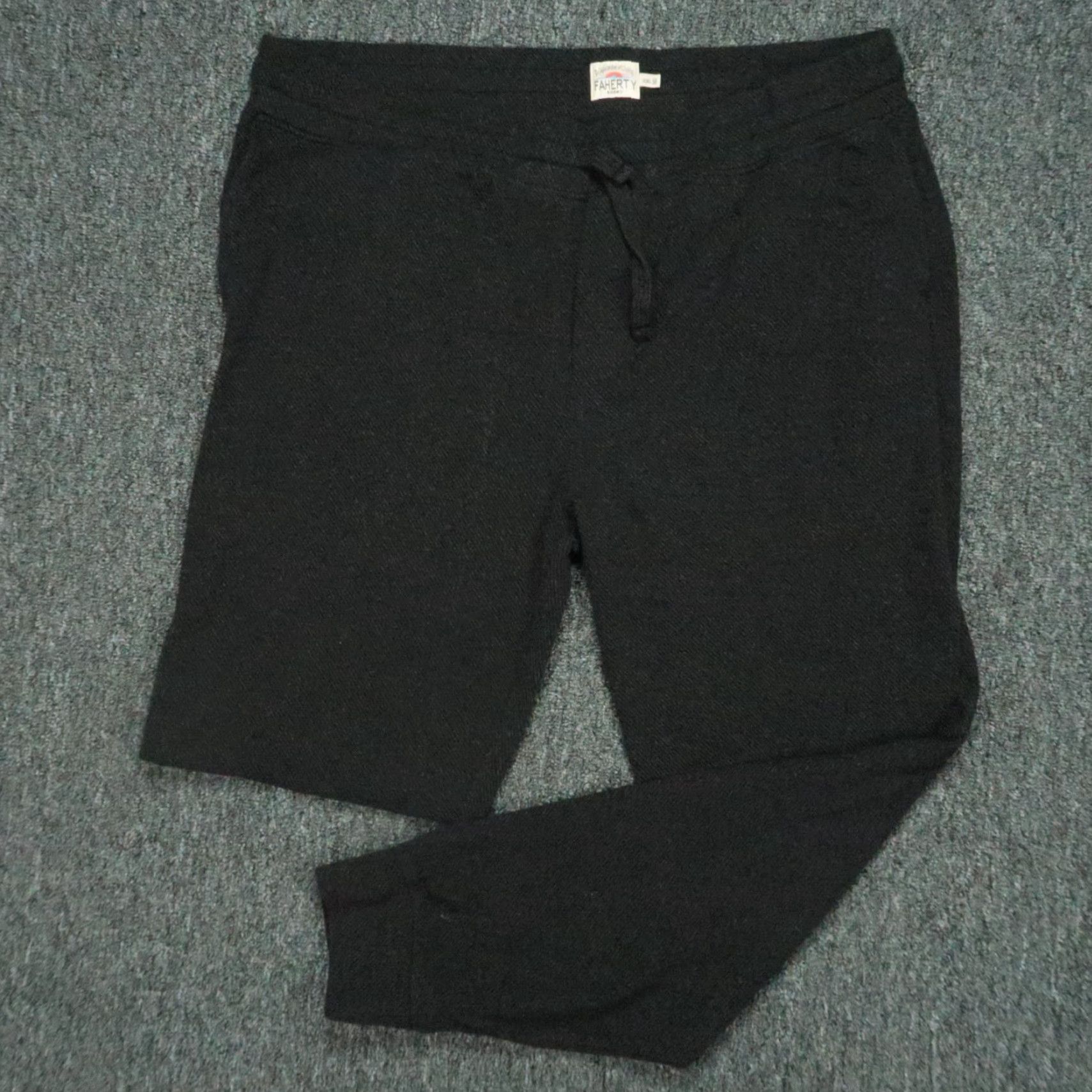 Faherty Faherty Pants Men 2XL Black Jogger Activewear Clothing Casual Size US 39 - 2 Thumbnail