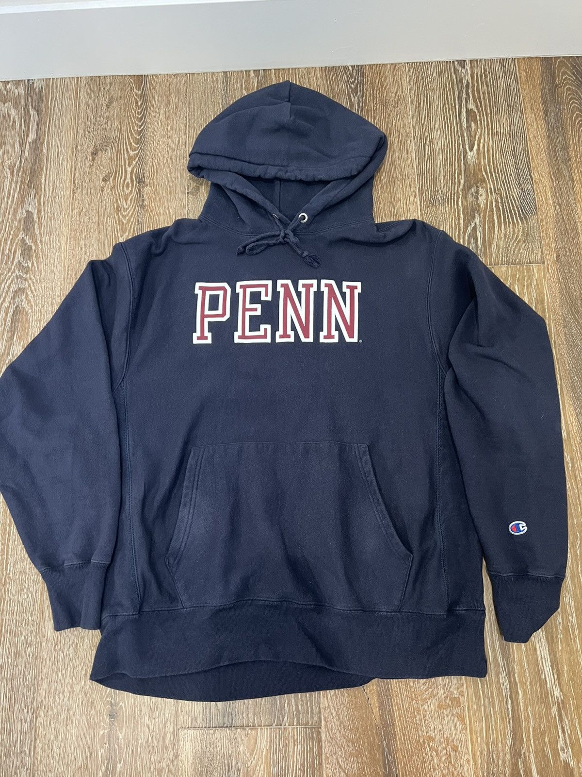 Champion Penn University Champion Reverse Weave Hoodie Size US L / EU 52-54 / 3 - 1 Thumbnail