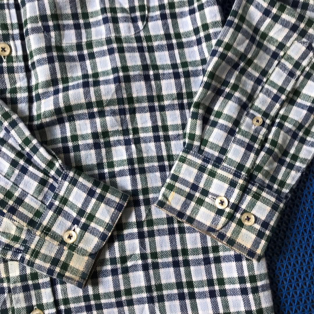 Kangol Kangol of london Plaid Tartan Shirt Green Mint colorway Size US M / EU 48-50 / 2 - 9 Thumbnail