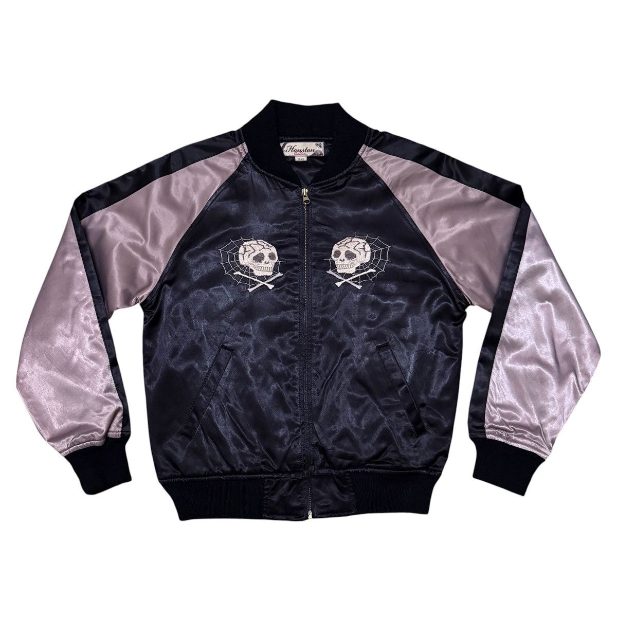 Japanese Brand 2009 Houston x Tadano Hitoshi "Skull Snake" Sukajan jacket Size US S / EU 44-46 / 1 - 2 Thumbnail